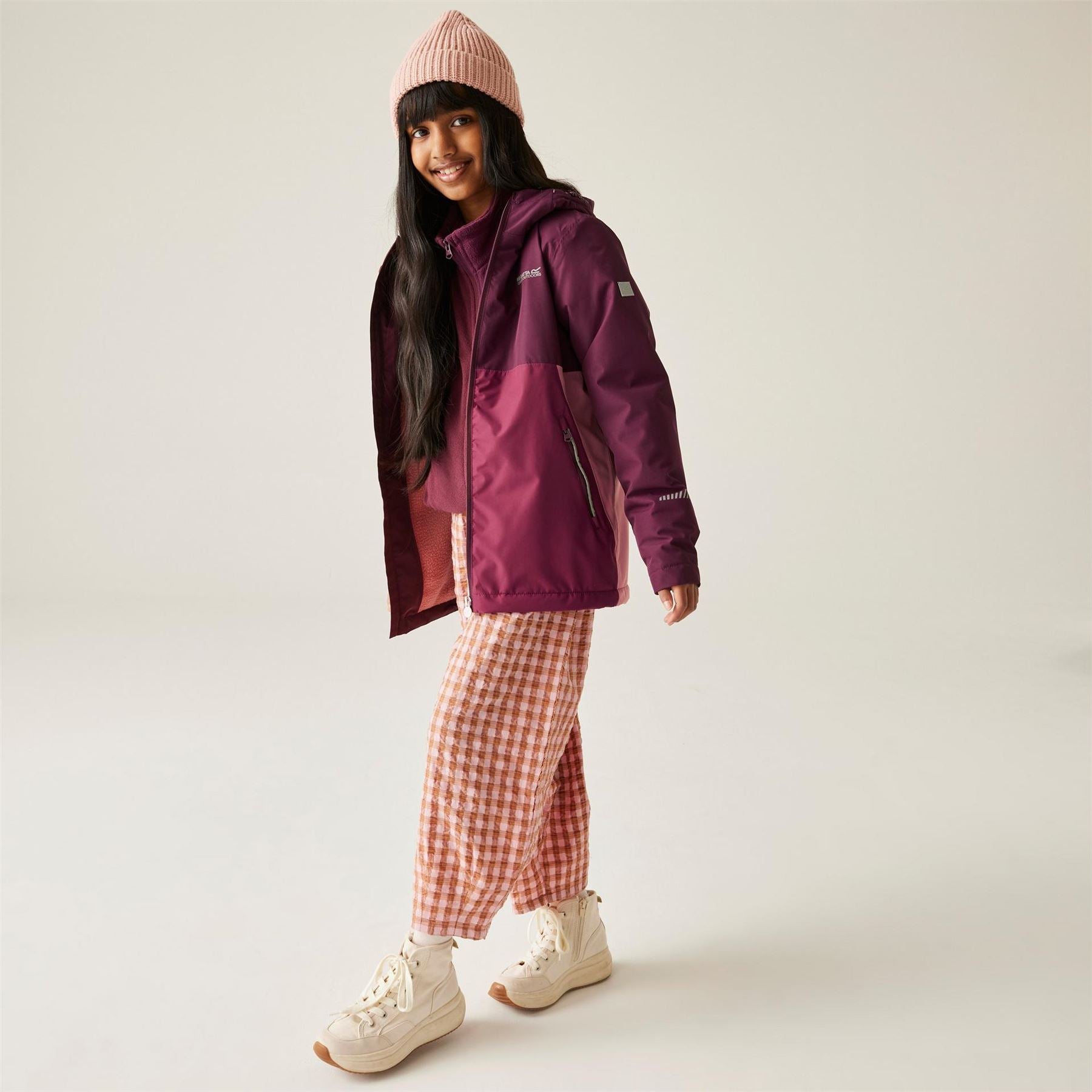 Regatta Kids Hillain Warm Lined Isotex Reflective Waterproof Jacket