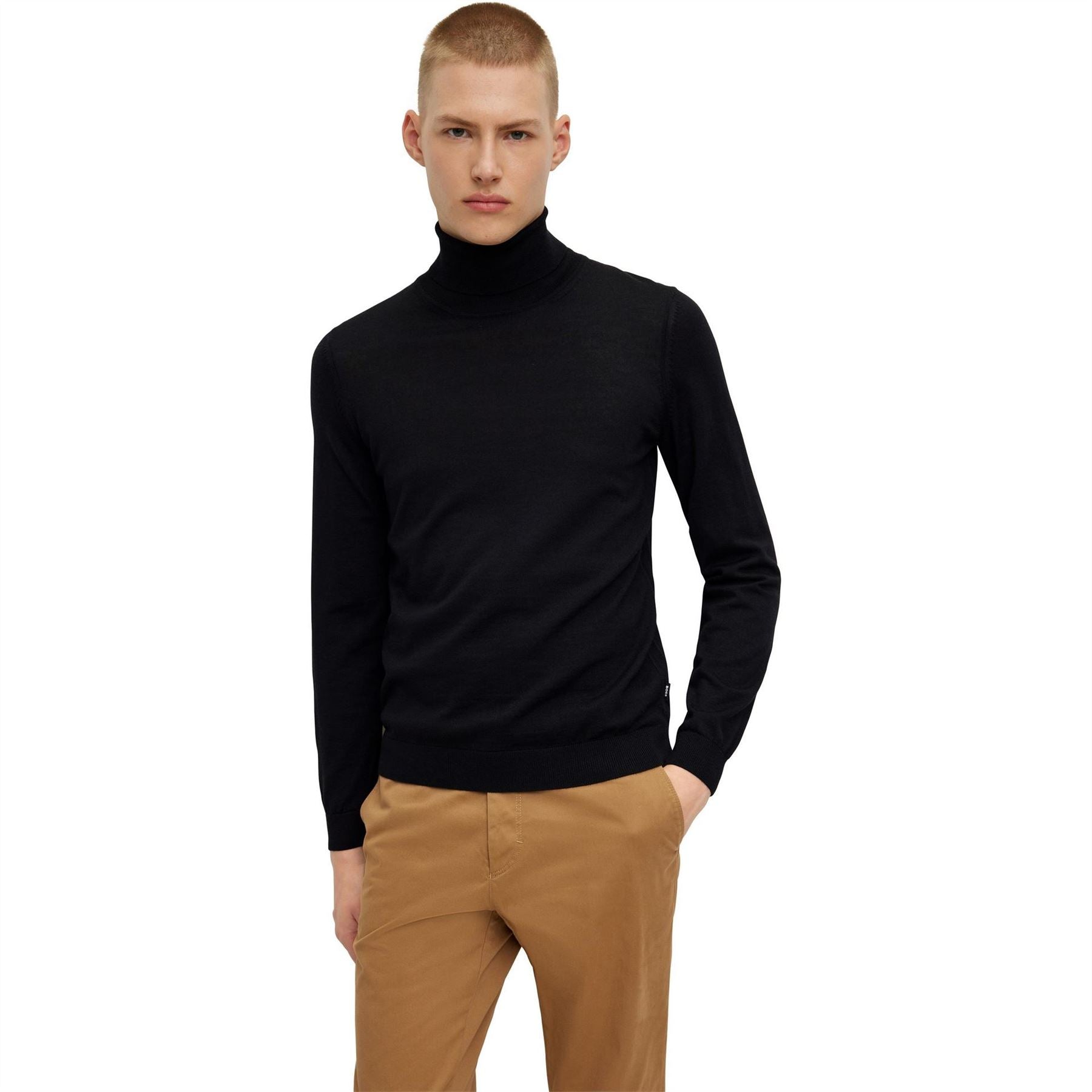 Boss Turtle Neck Long Sleeve Regular Fit Sweater