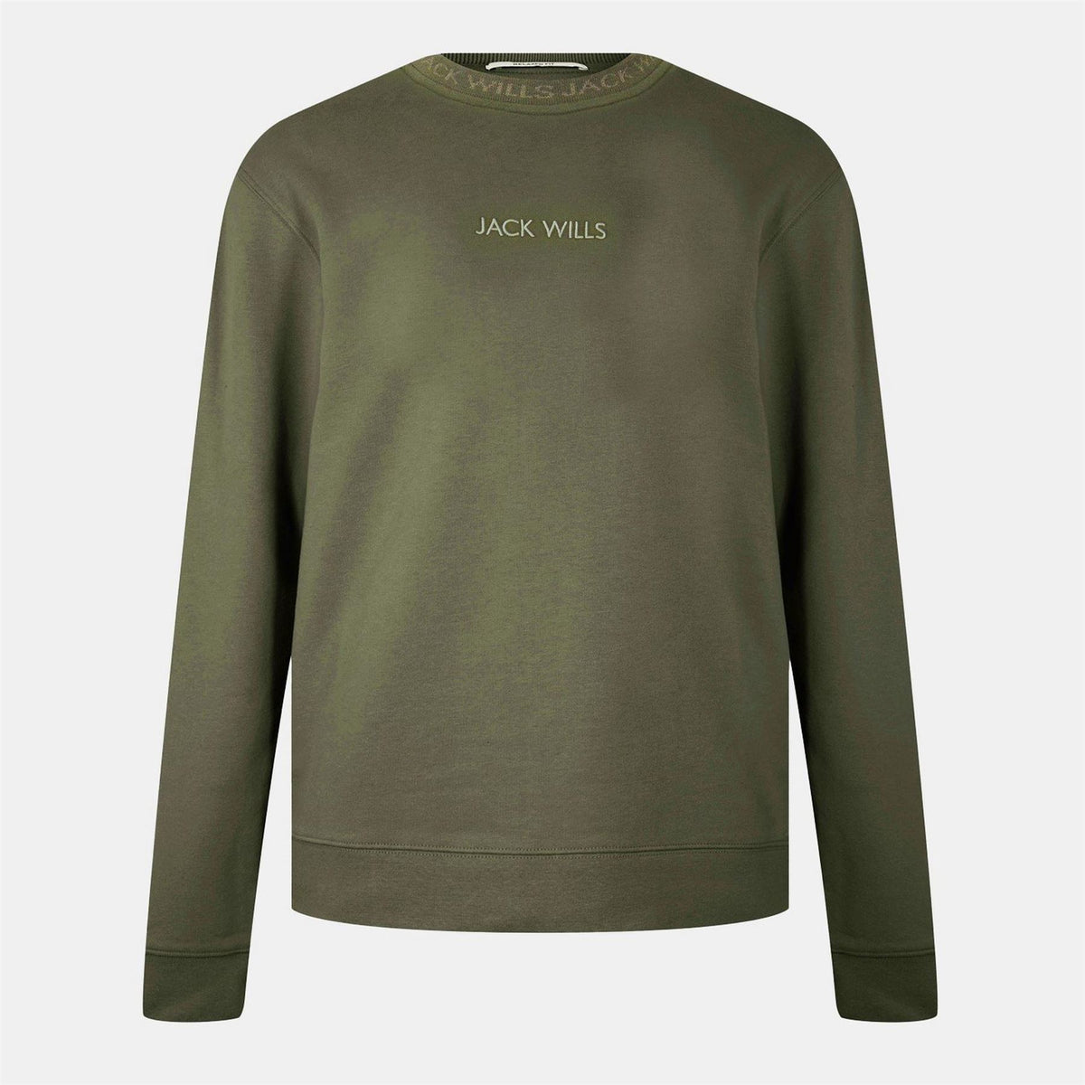 Jack Wills Mens Jacquard Crew Sweatshirt