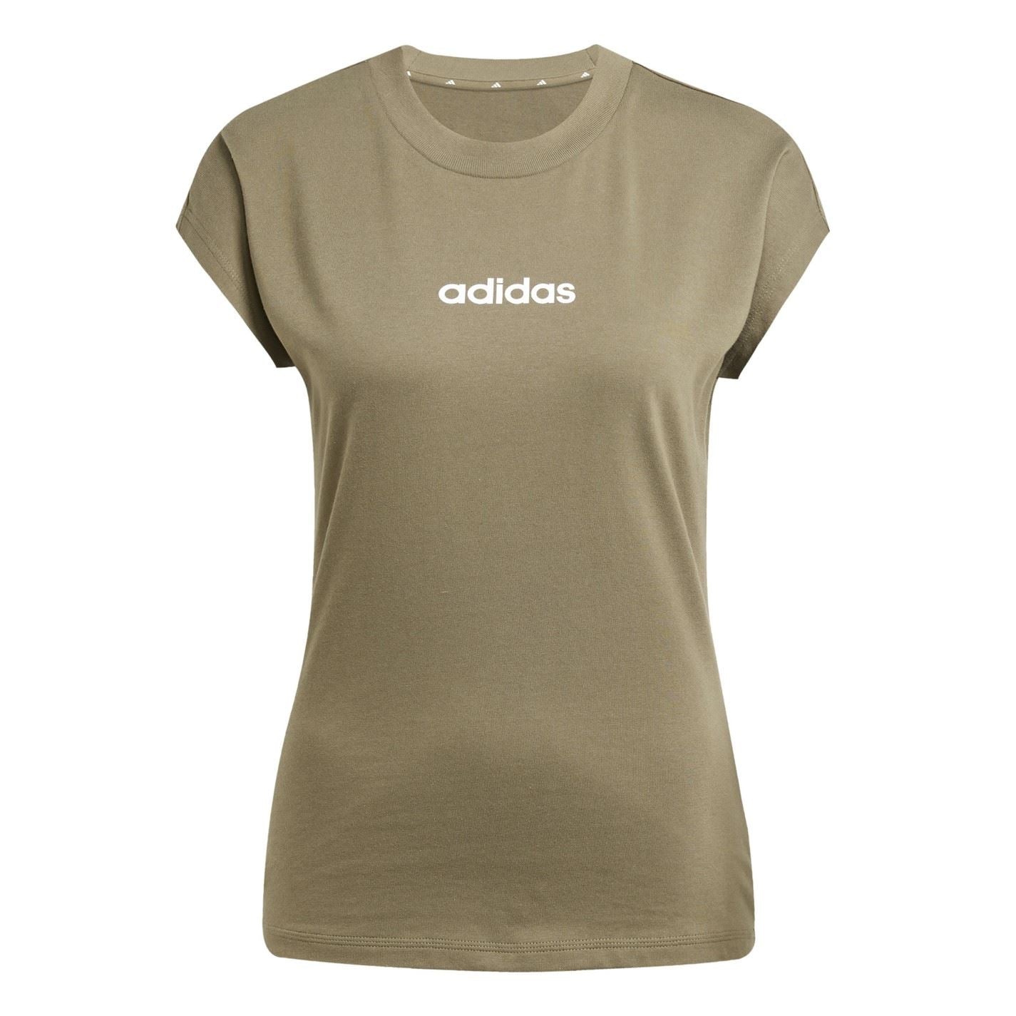 adidas Womens Essentials Linear Cotton T-Shirt