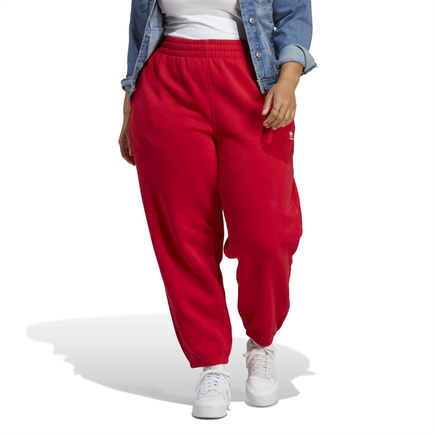 adidas Originals Womens Essentials Plus Size Fleece Joggers
