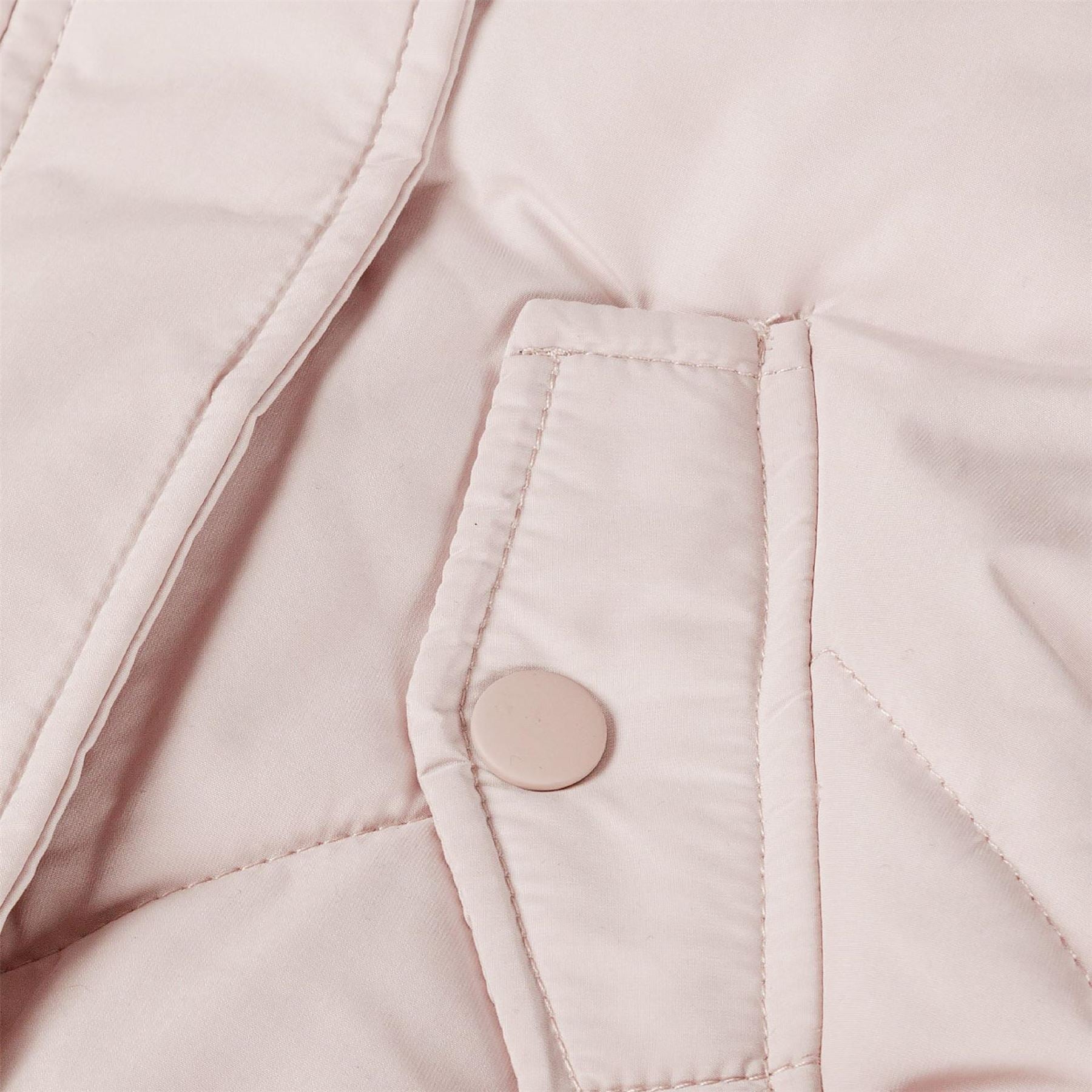 Minoti Girls Snowsuit With Hood Ears Detachable Mittens Light Pink