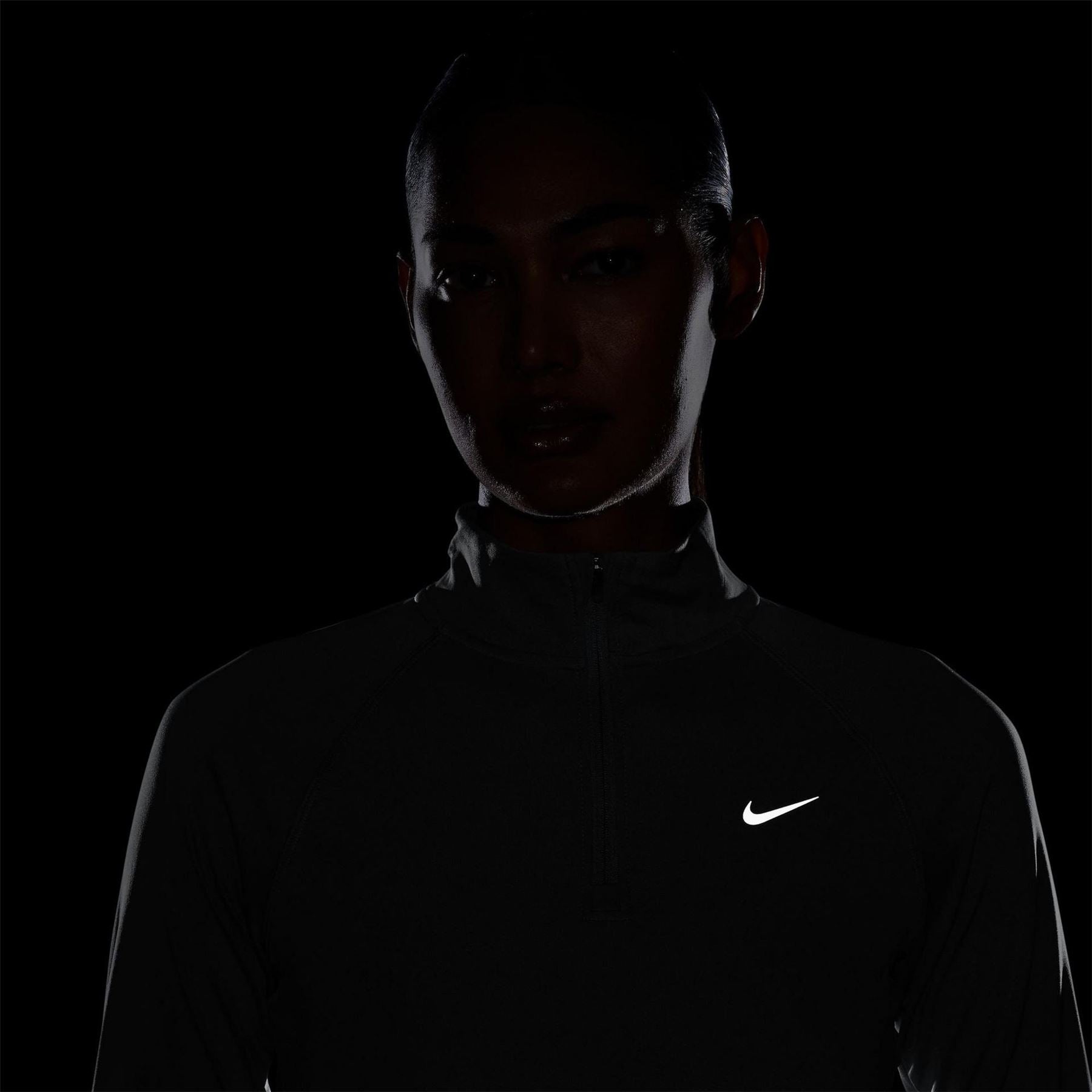 Nike Womens Pacer Long Sleeve 1 2 Zip Running Top