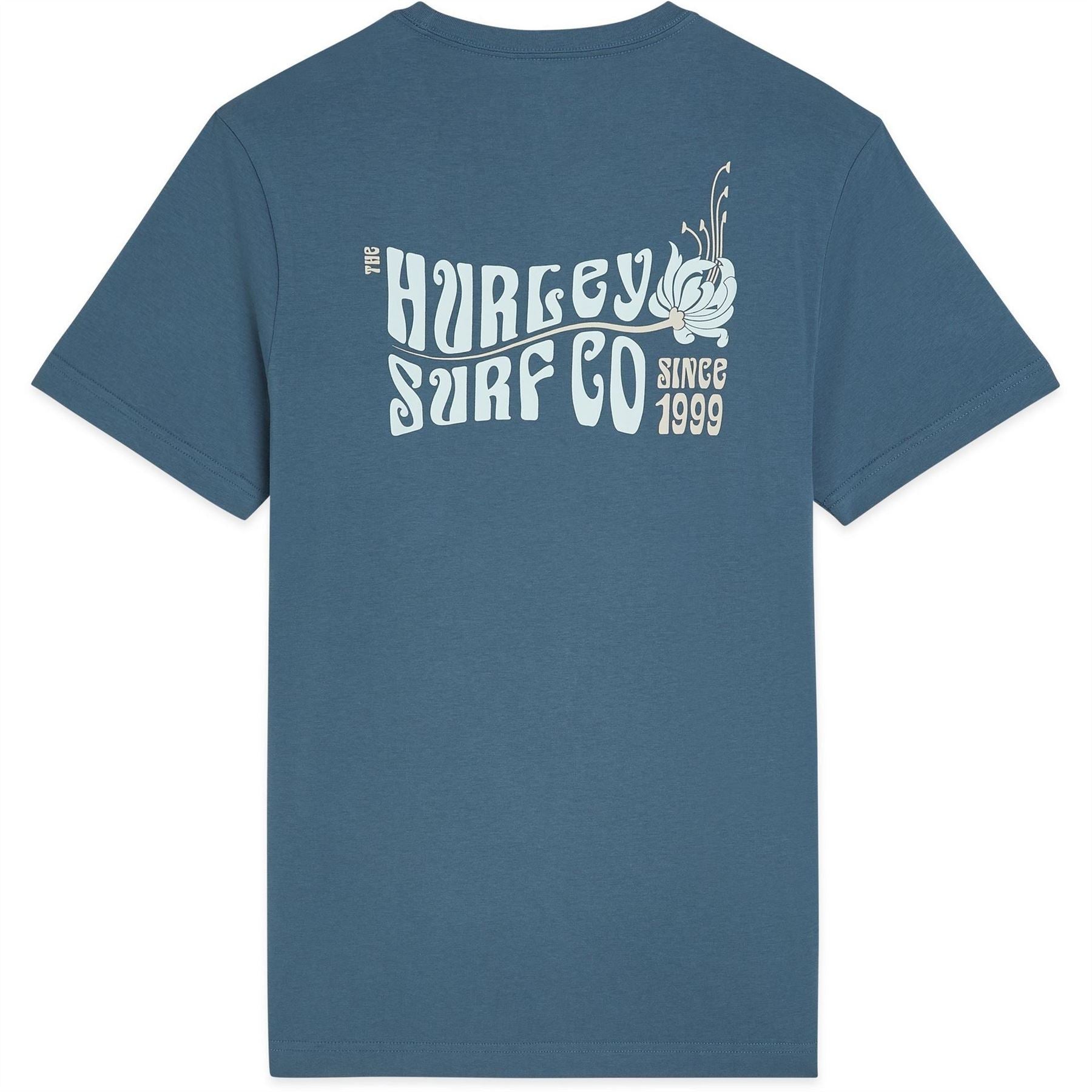 Hurley Graphic Lettering Crew Neck Short Sleeve T-Shirt