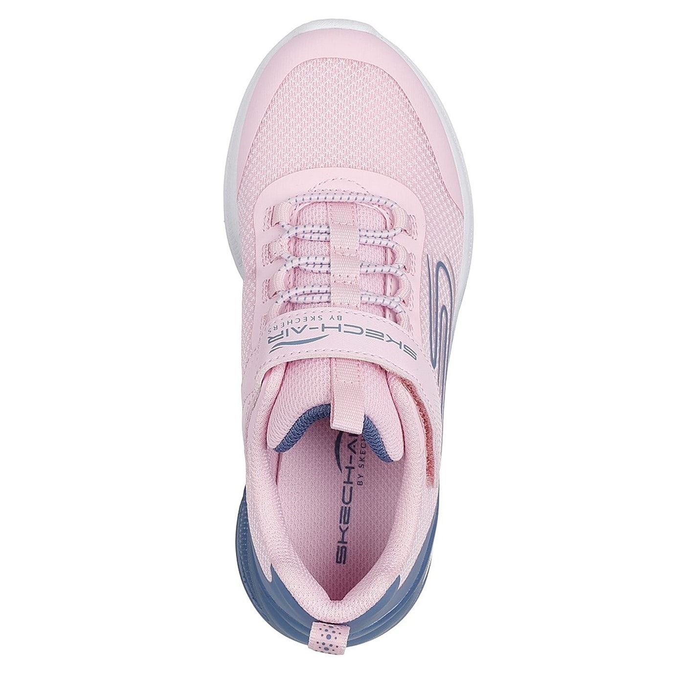 Skechers Bungee And Strap Mesh Sneaker W Mid Runners Girls