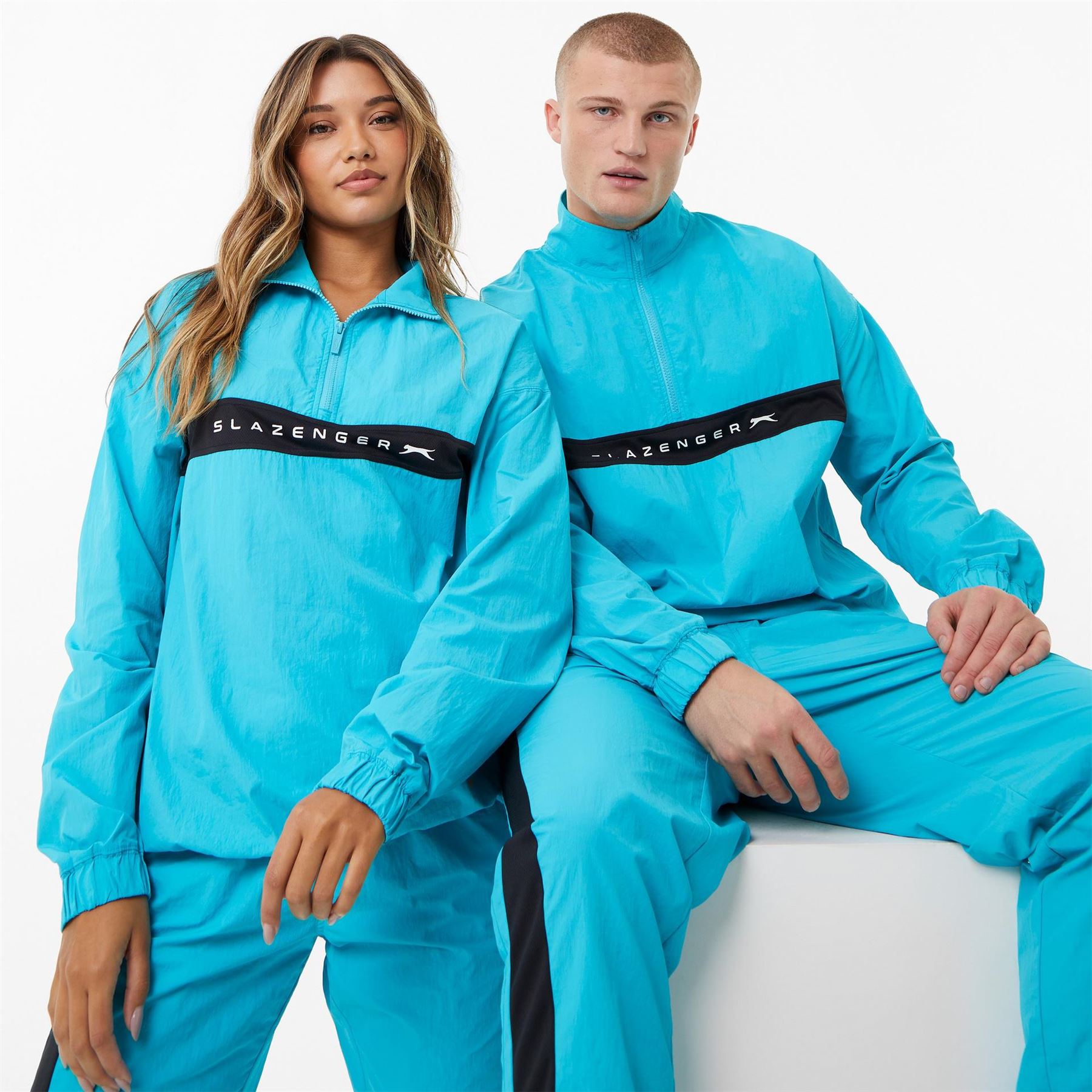 Slazenger Ft. Aitch Contrast Half Zip Track Top