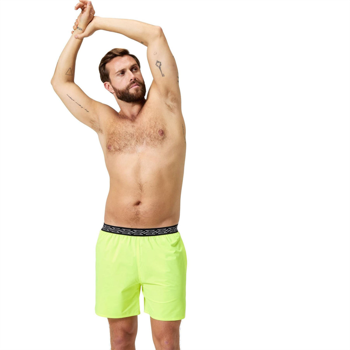 Speedo Hyperboom Band Logo Print Swimming Trunks