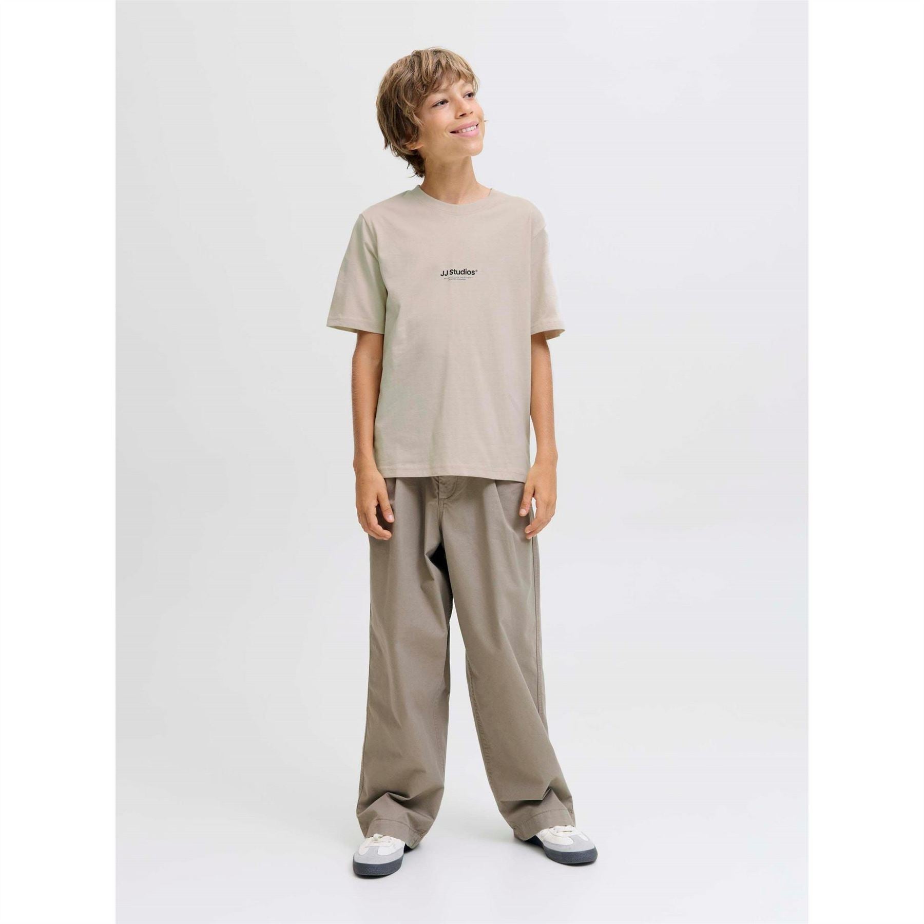 Jack and Jones Soho Logo Print Crew Neck Short Sleeve Jersey T-Shirt