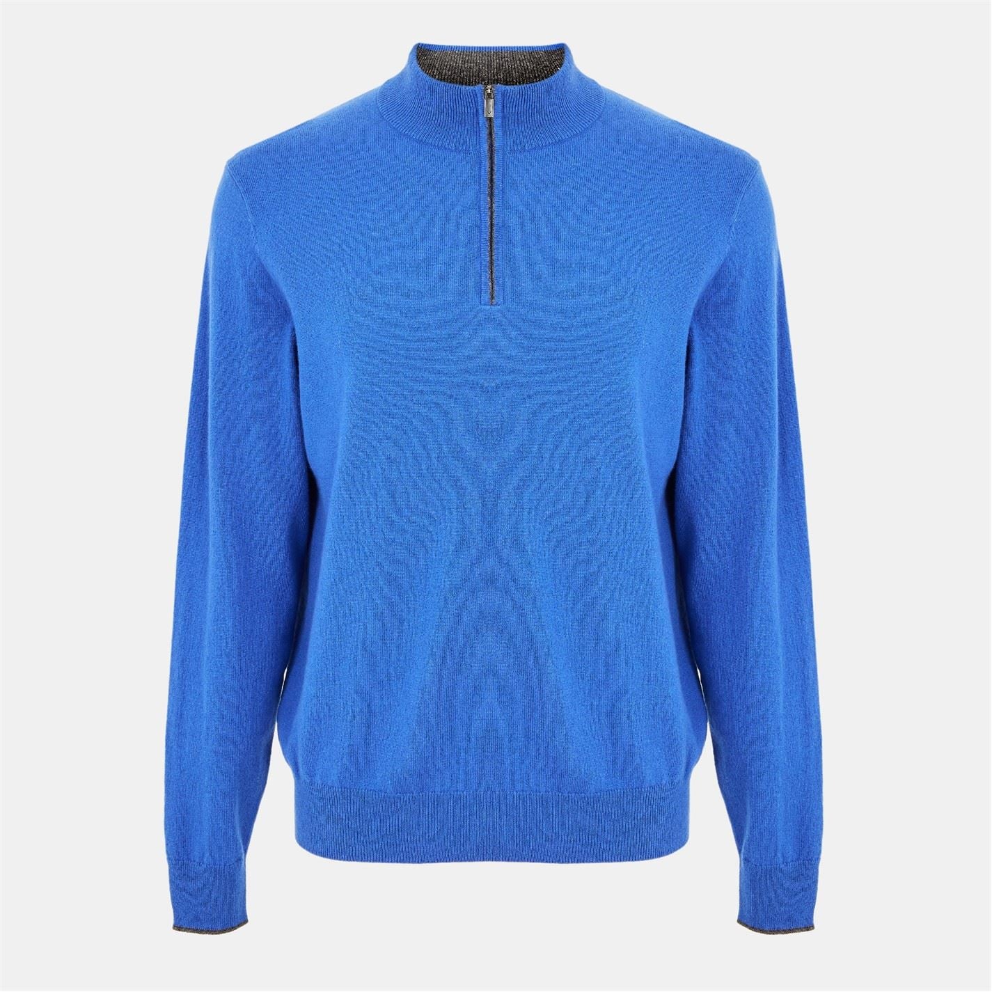 Callaway Premium Luxe Zip Neck Long Sleeve Sweater