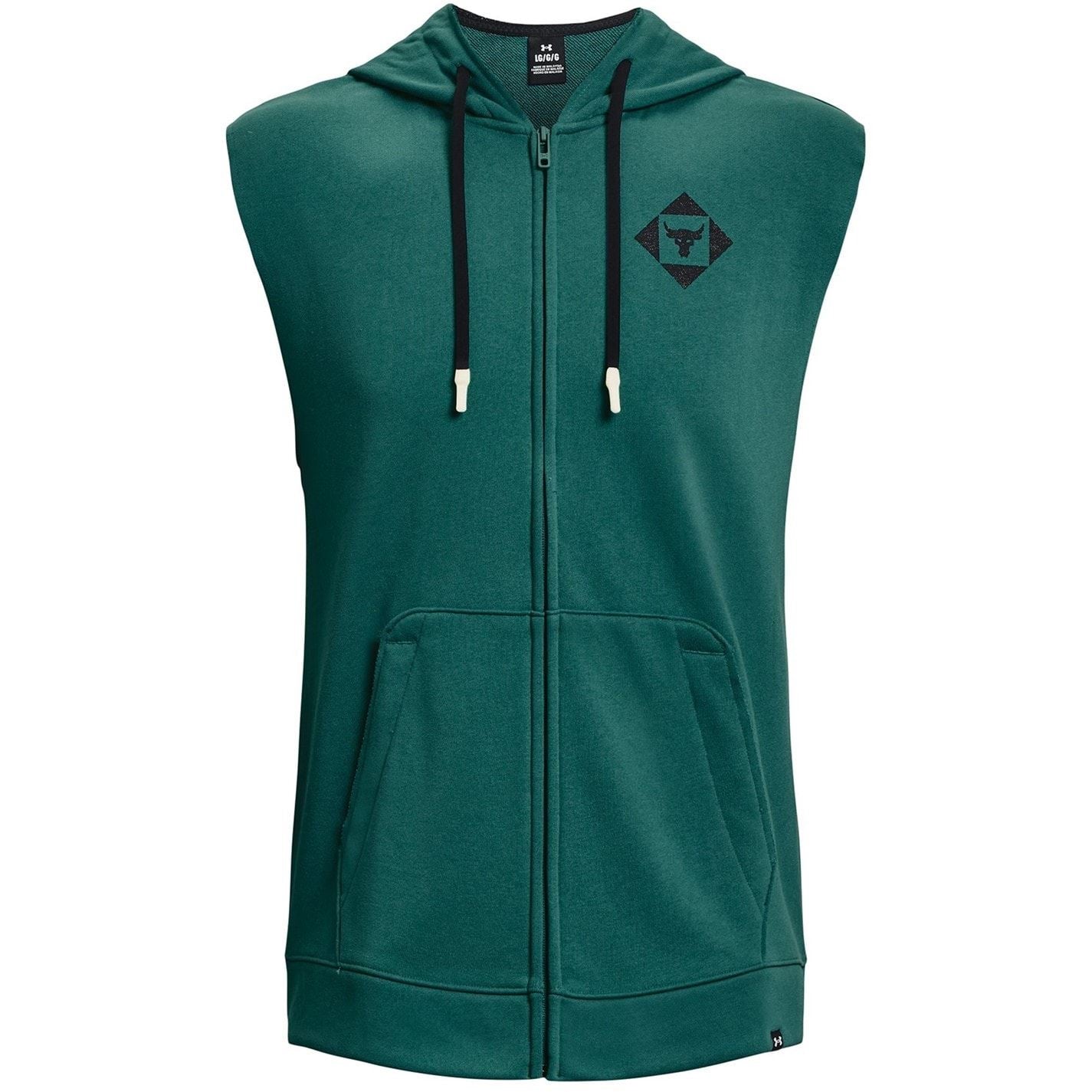 Under Armour Hooded Full Zipper Graphic Print Gilet