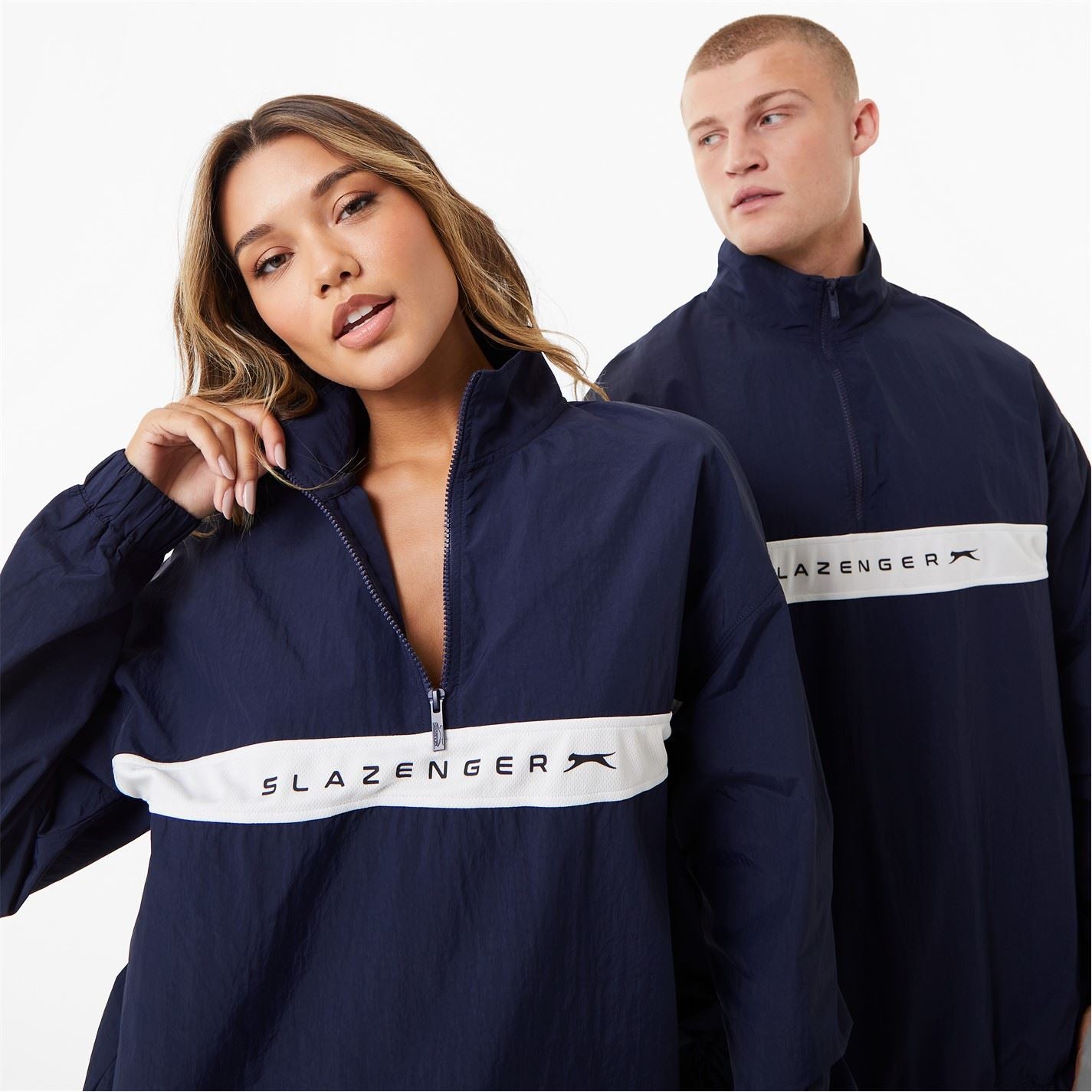 Slazenger Ft. Aitch Contrast Half Zip Track Top