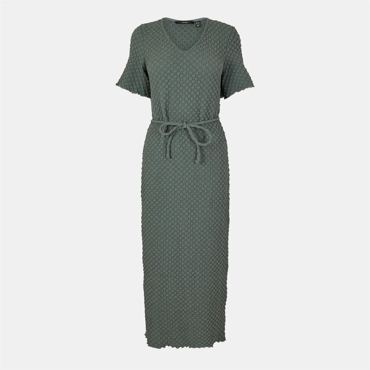 Vero Moda Bubble V-Neck Midi A-Line Dress