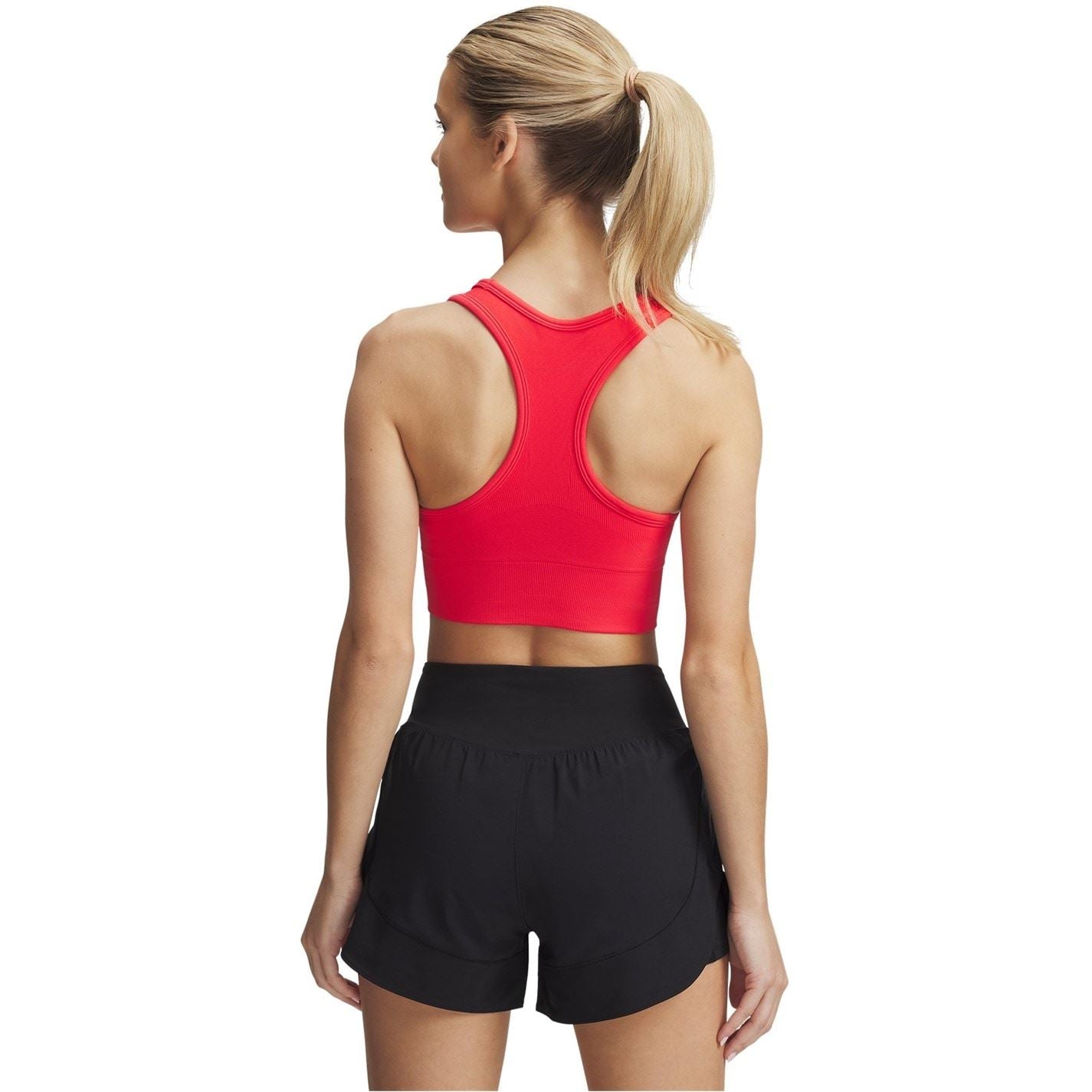 Under Armour Womens Armour Vanish Seamless Mid Bra Medium Impact Sports