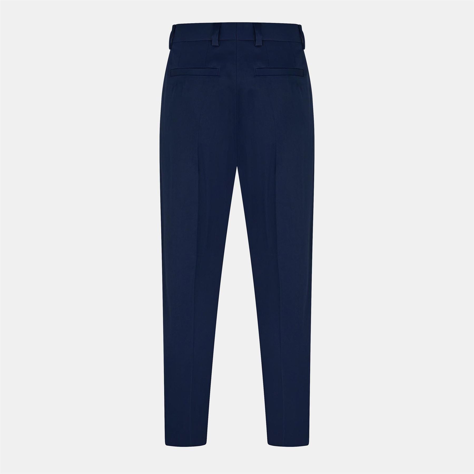 Hugo Teagan231x Solid Patterned Straight Trousers