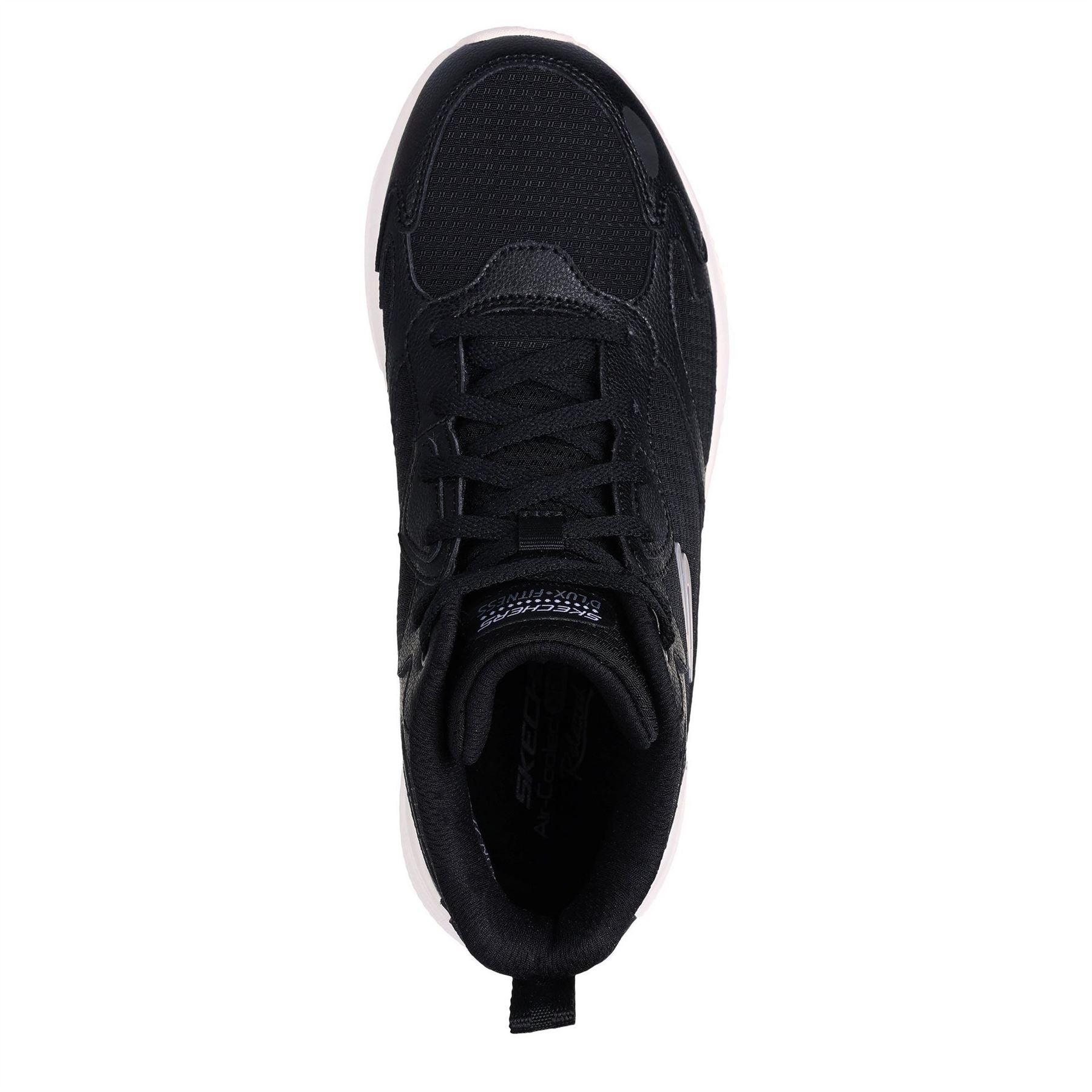 Skechers D'Lux Fitness Lace Up Mid Top Sneakers