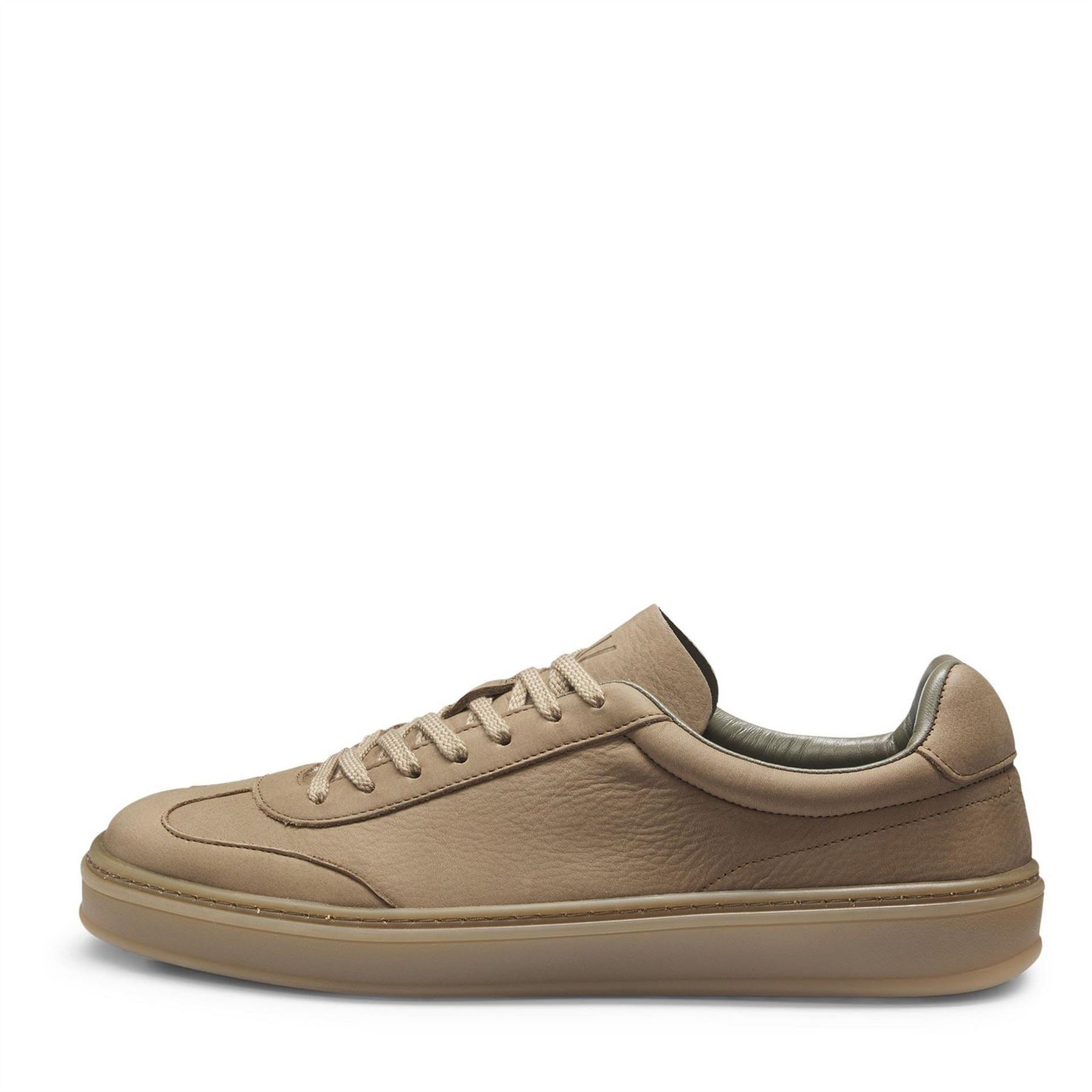 Boss Zarek Double Breasted Leather Lace Up Low Top Trainers