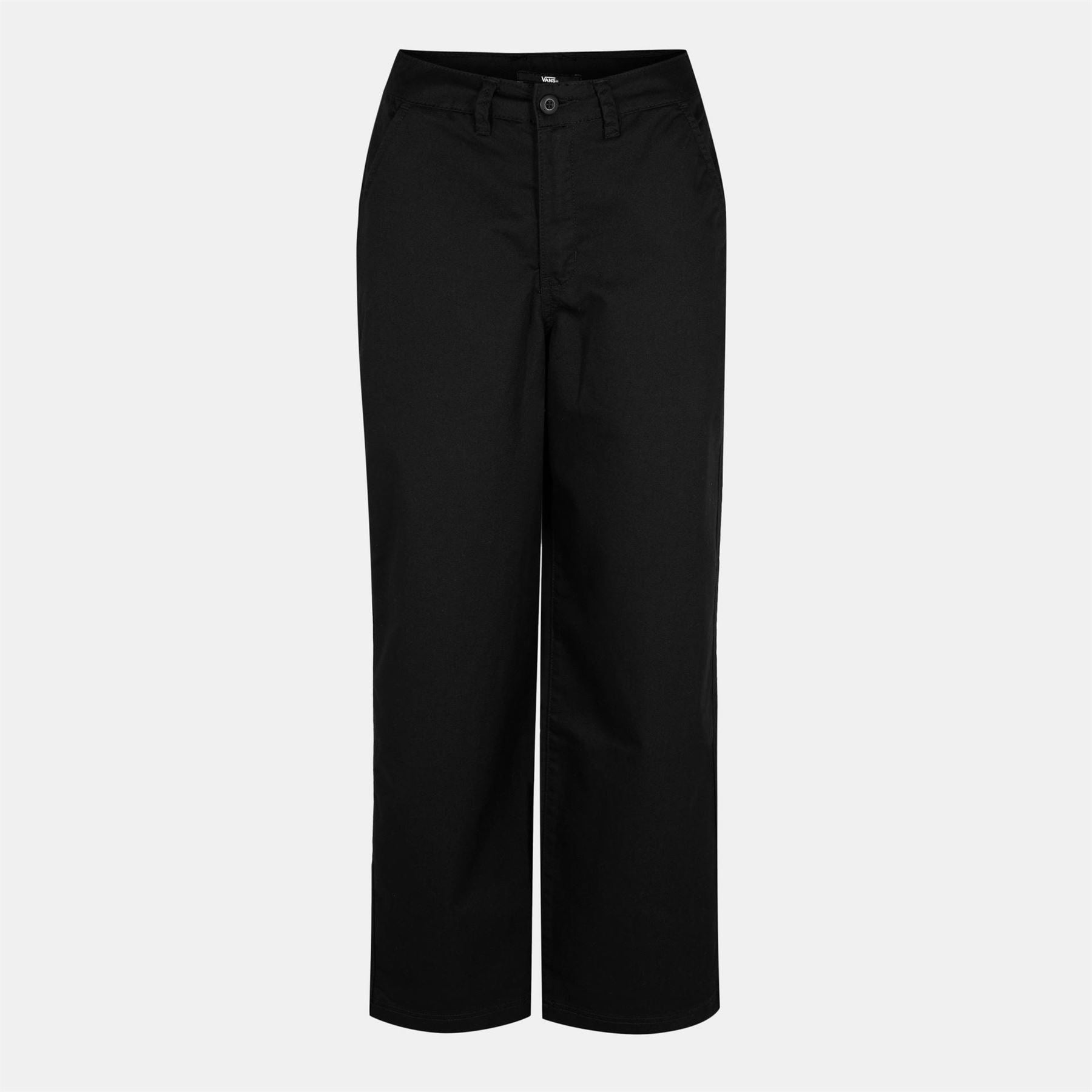 Vans Womens Palmer Wide Leg Chino Pant Black Carpenter Jeans