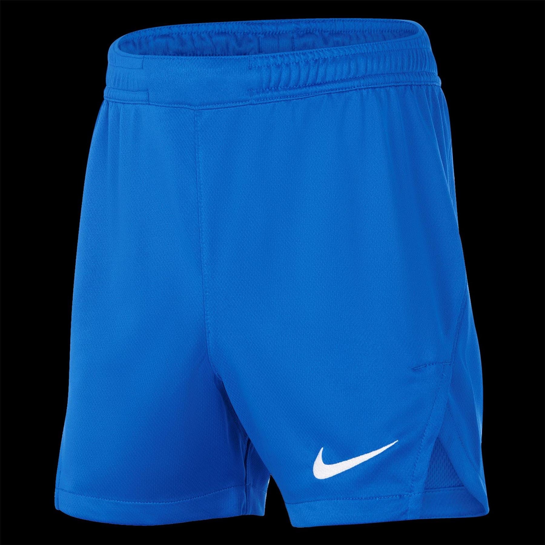 Nike Solid Patterned Soccer Shorts with Elasticated Waistband