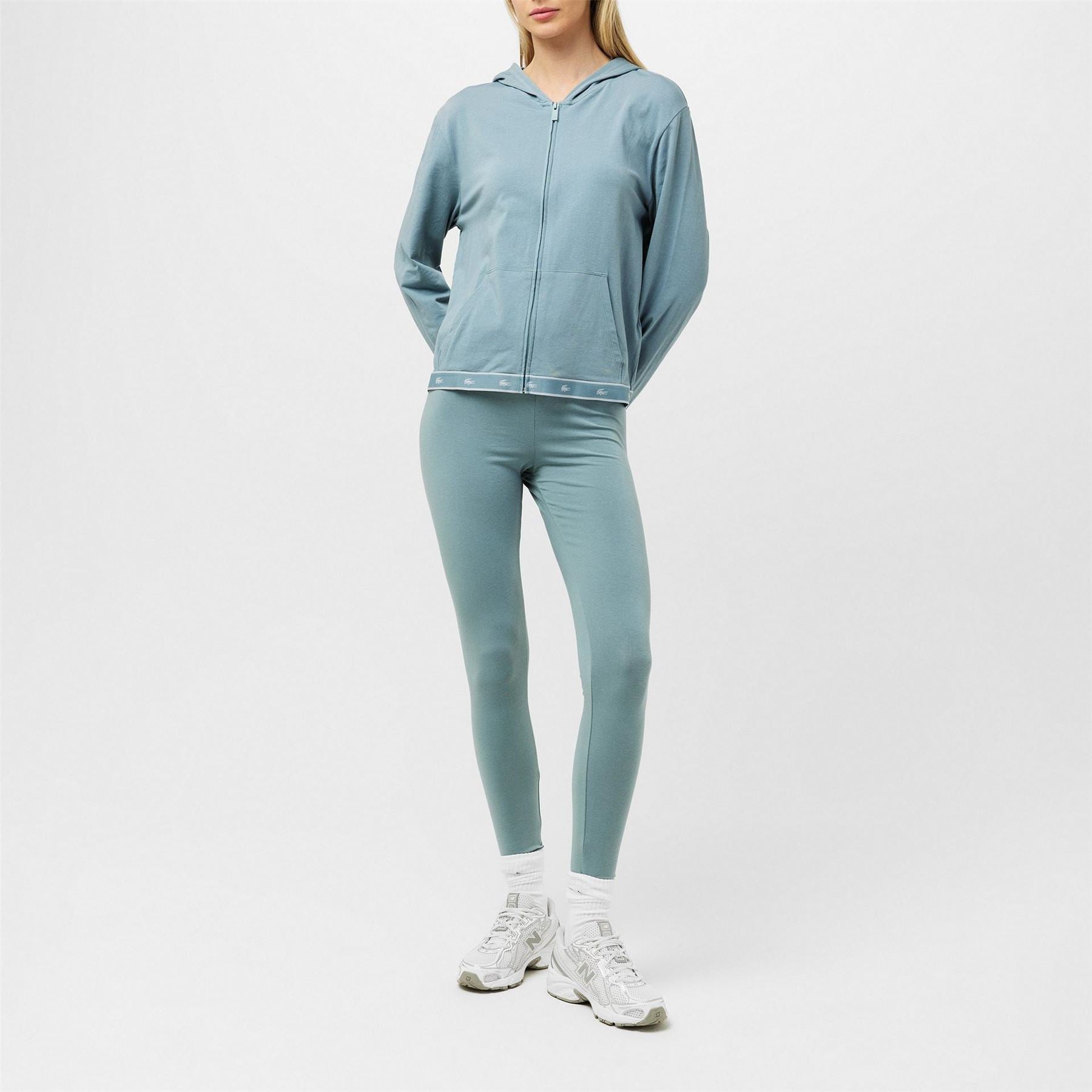 Lacoste Crocodile Print Slim Leggings
