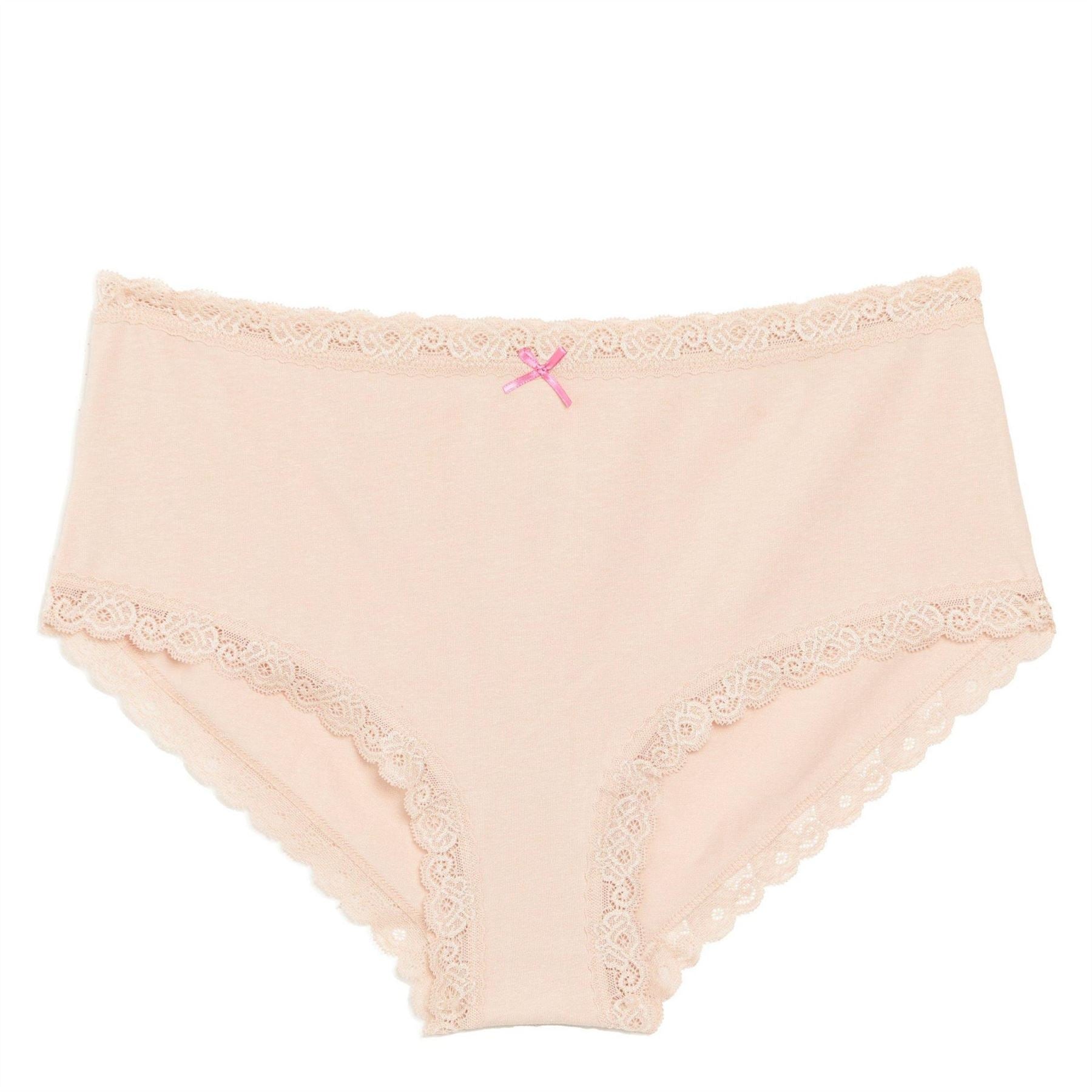 Be You Lace Detail 5 Pack Shortie Briefs
