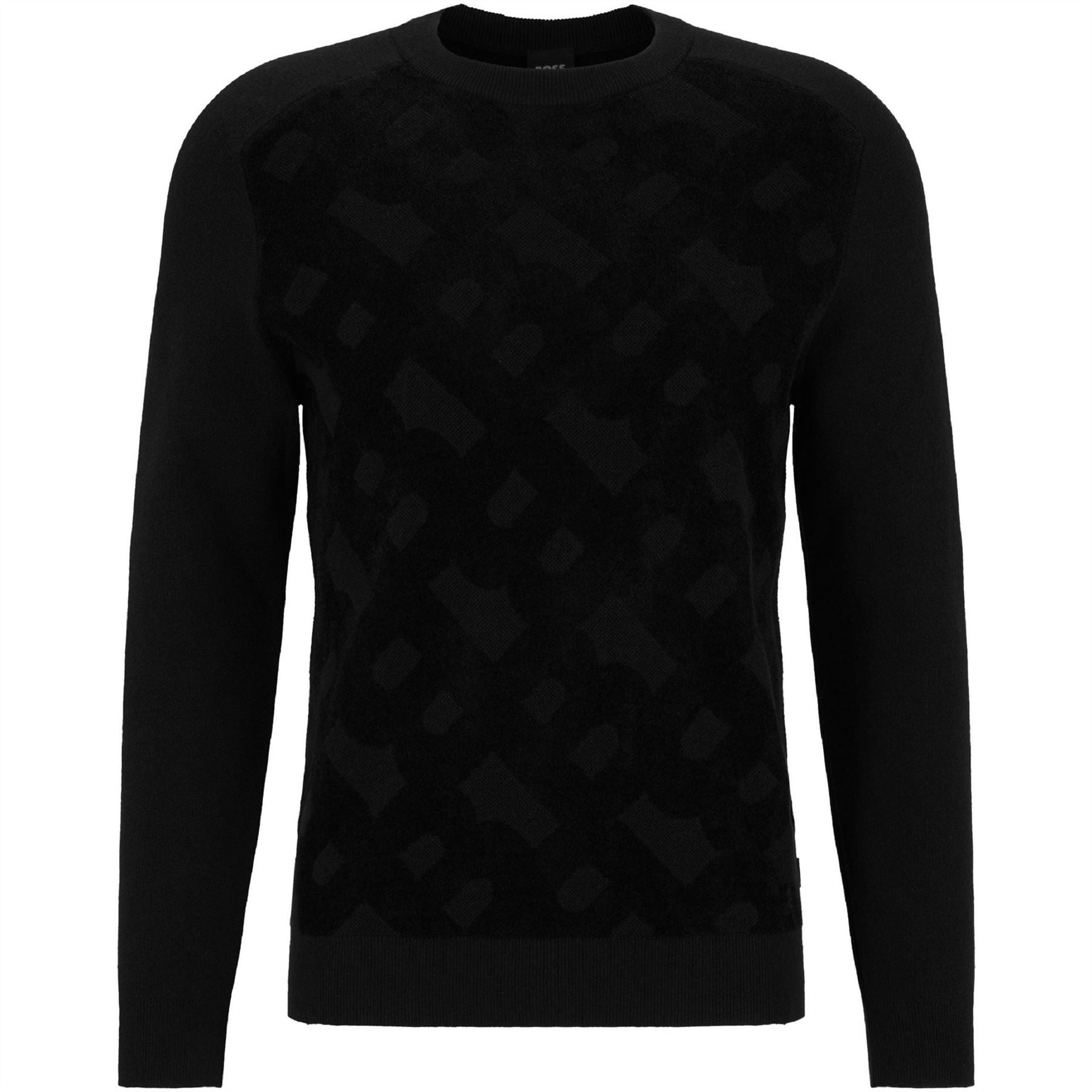 Boss Crew Neck Raglan Long Sleeve Regular Fit Sweater