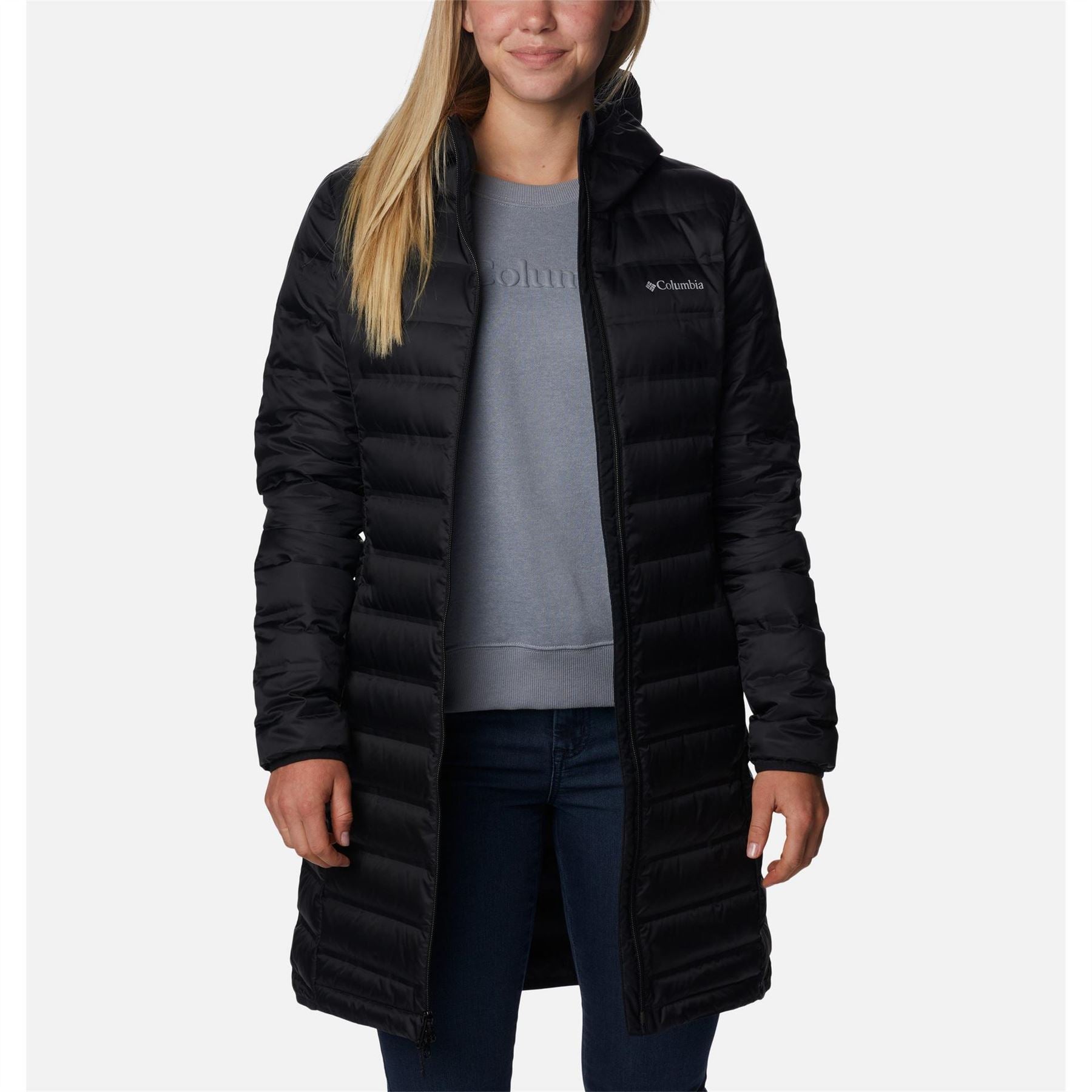 Columbia Womens Lake 22 Long Down Jacket