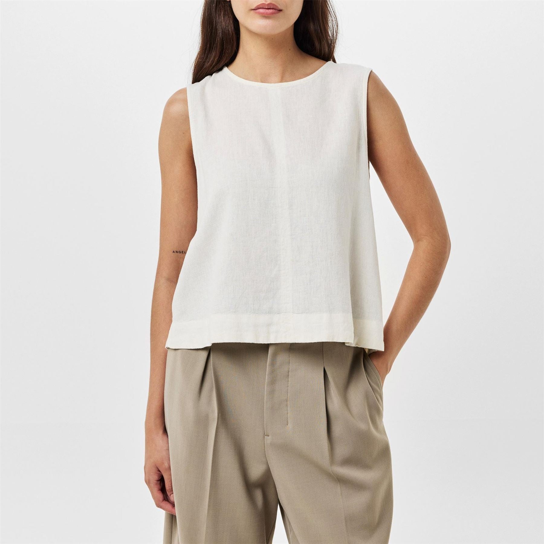 Nobodys Child Cropped Relaxed Fit Vest