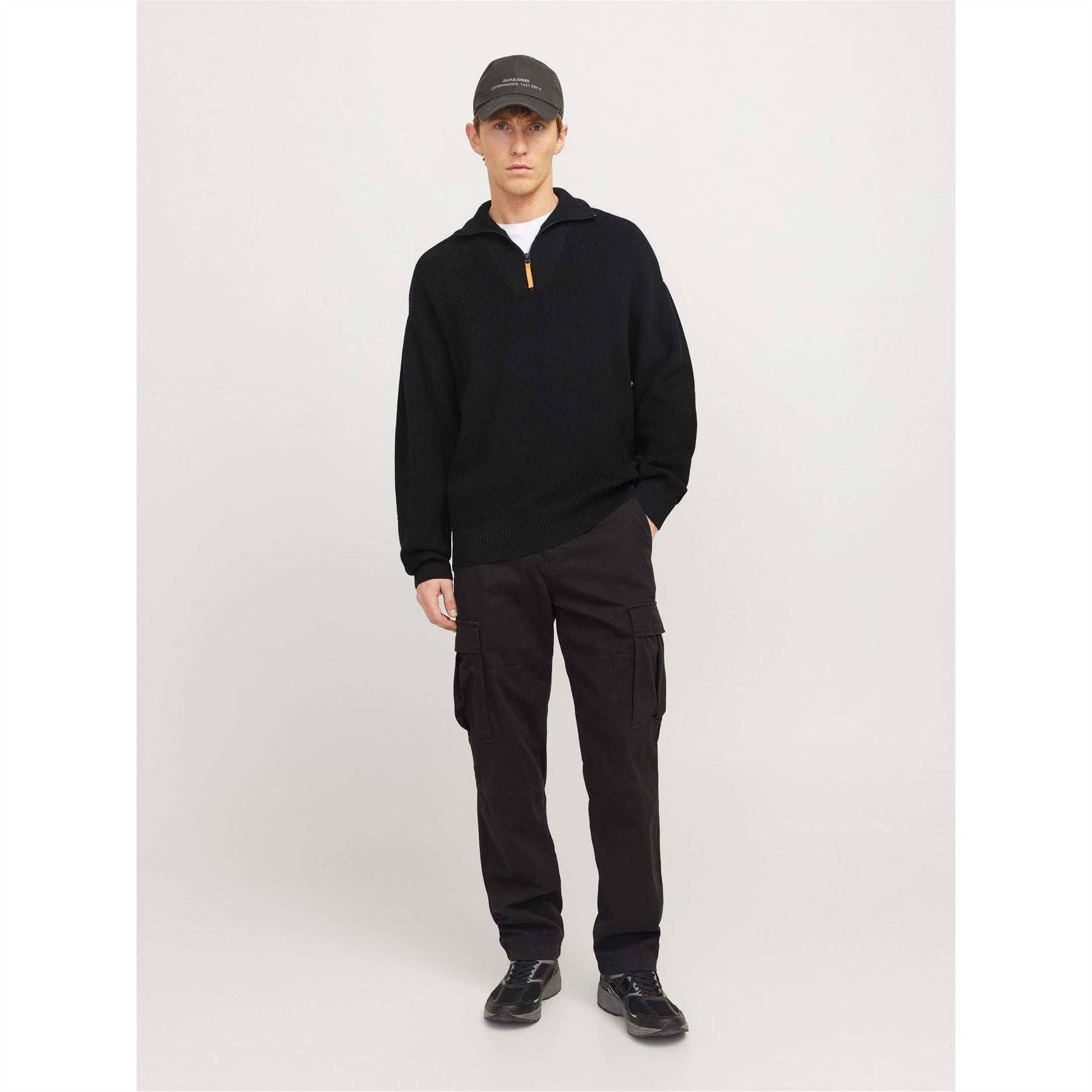 Jack and Jones Jj Half Zip Knitted Fleece