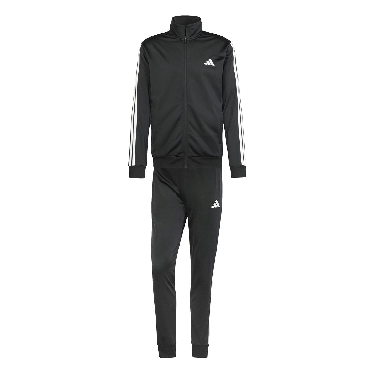 adidas Basic 3   Stripes Tricot Tracksuit
