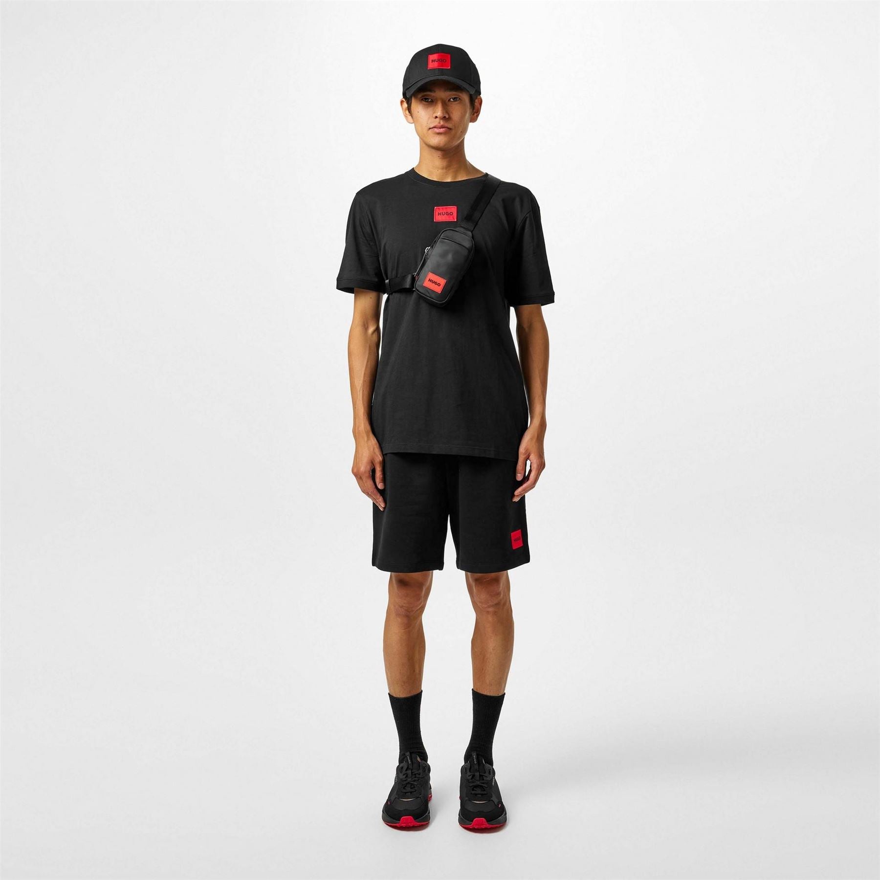 Hugo HUGO Diragolino Contemporary T Shirt with Logo Detail