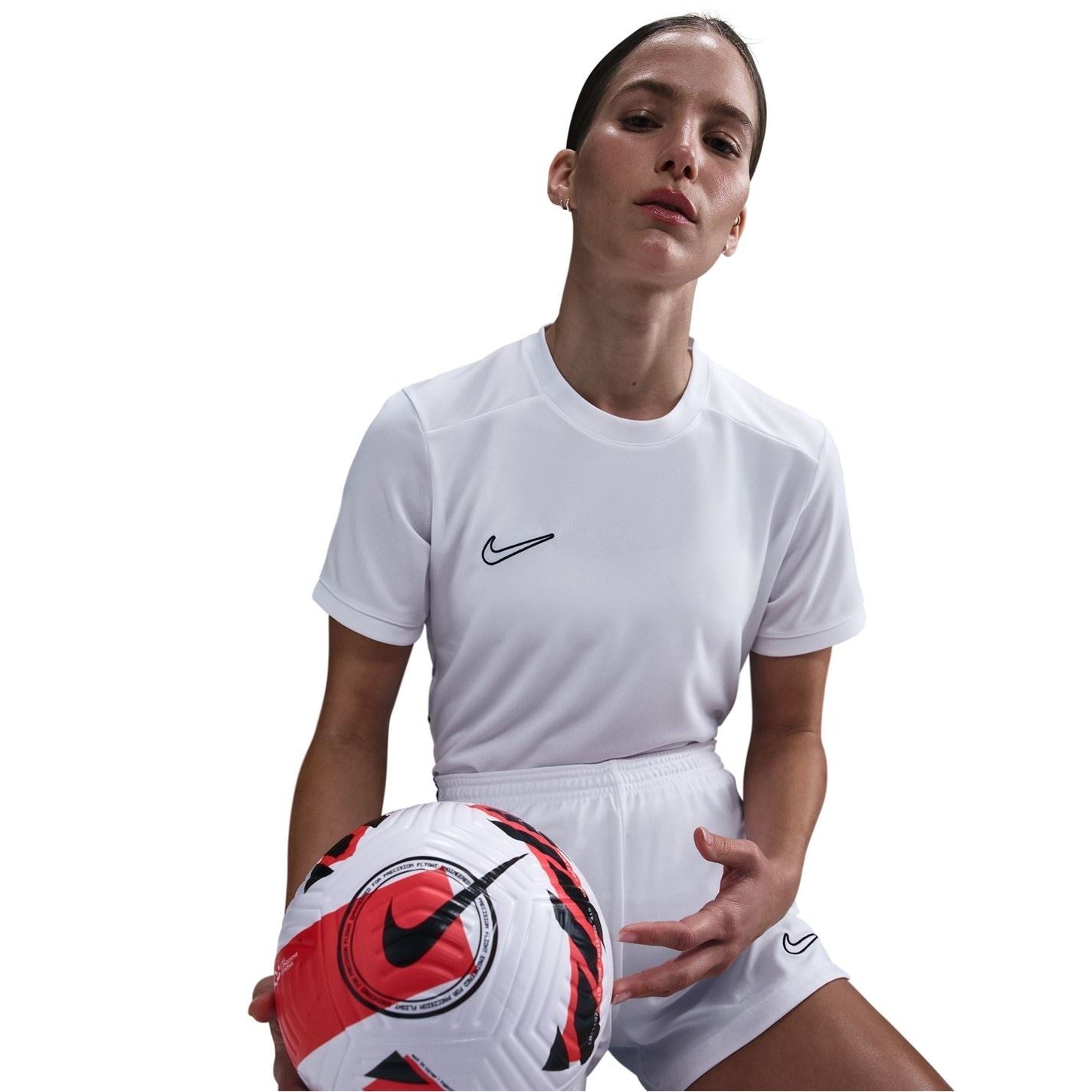 Nike Womens Dri Fit Academy Short Sleeve Football Top