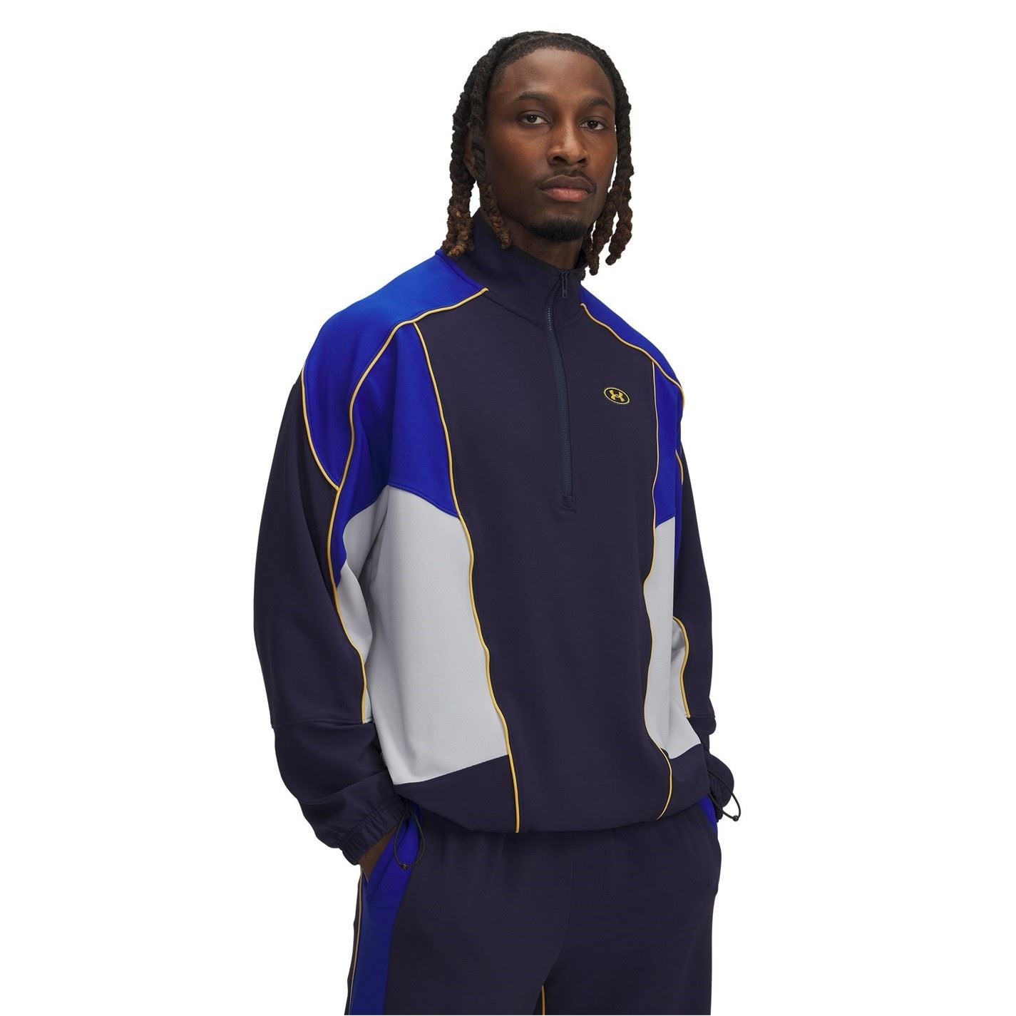 Under Armour Color Block Toggle Cord Hem Track Jacket