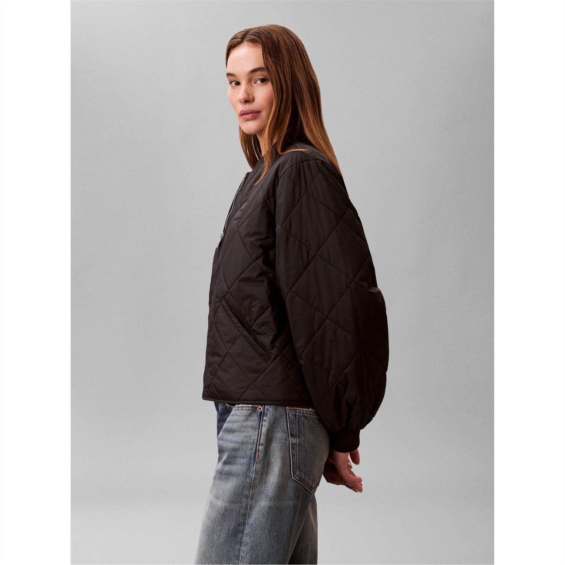 Calvin Klein Jeans Quilted Bomber Jacket