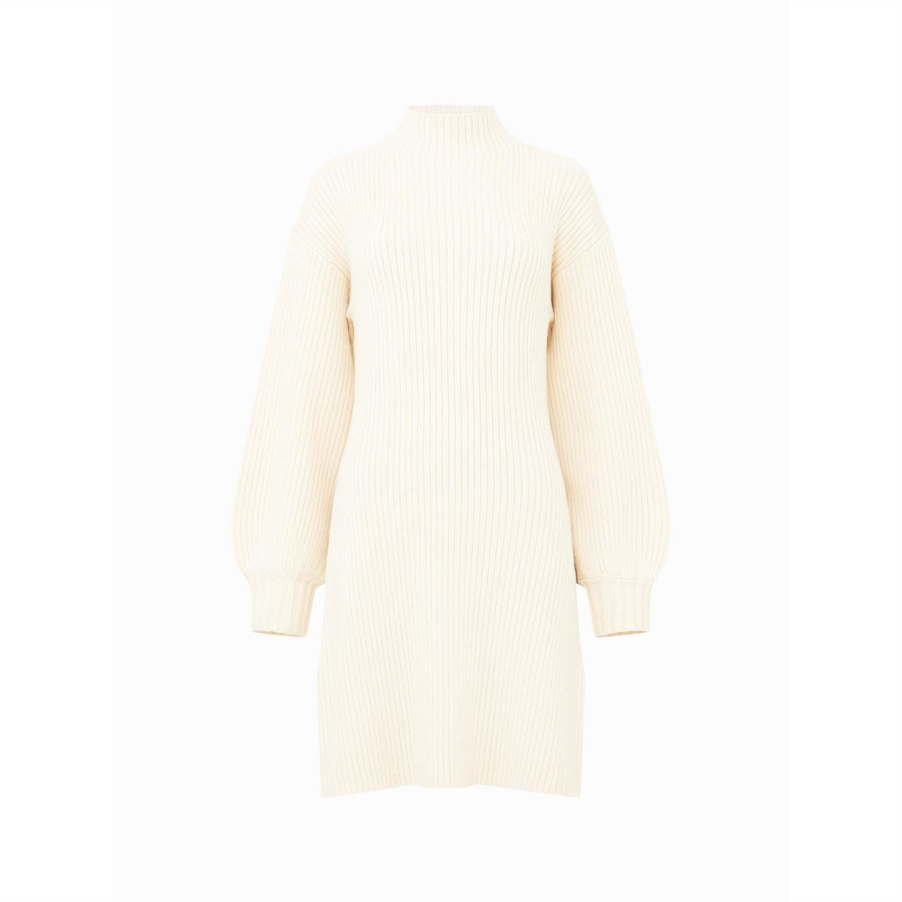 French Connection Myla High Neck Mini Sweater Dress