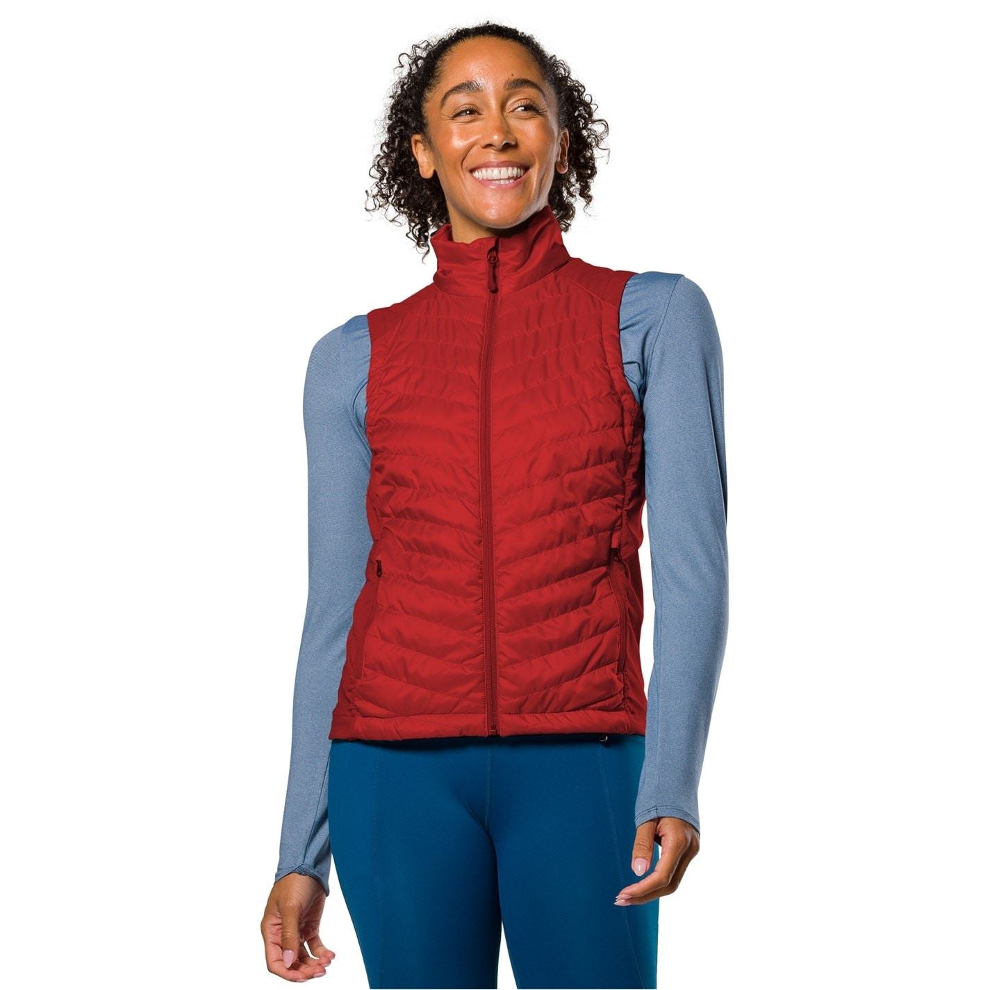Nathan Solid Patterned Zipped Pocket Hybrid Performance Gilet