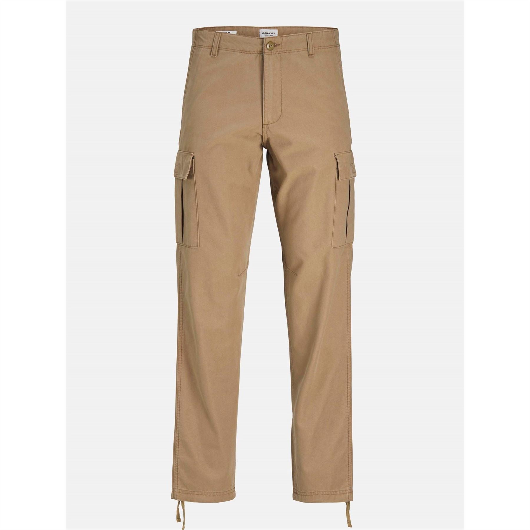 Jack and Jones Kane Barkley Solid Patterned Cargo Pants