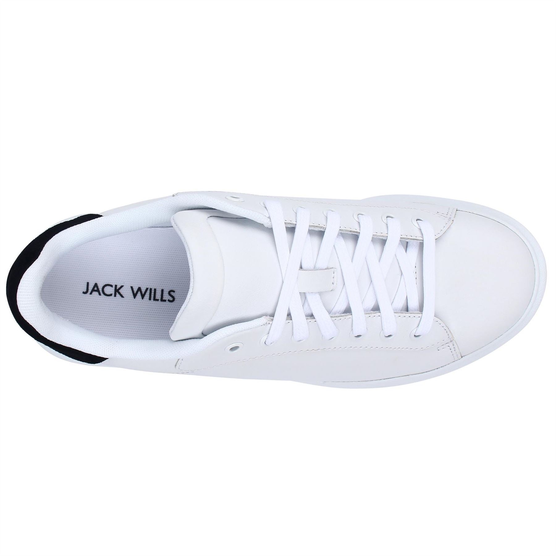 Jack Wills Platform Leather Trainer