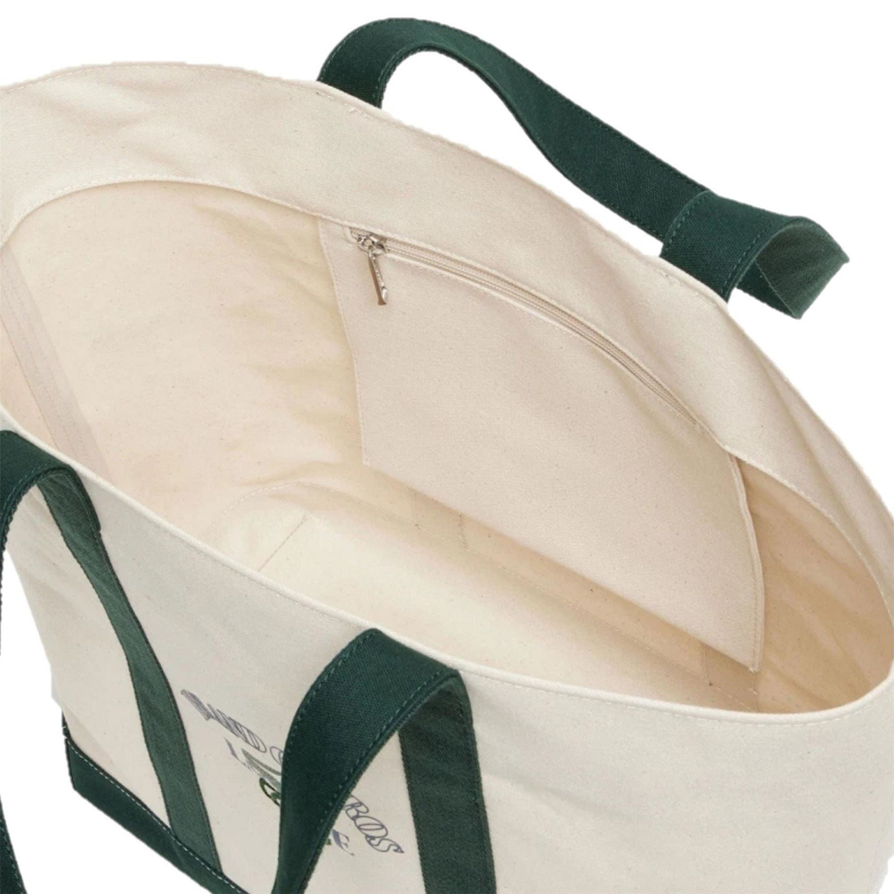 Lacoste Top Handle Tote Bag with Embroidery