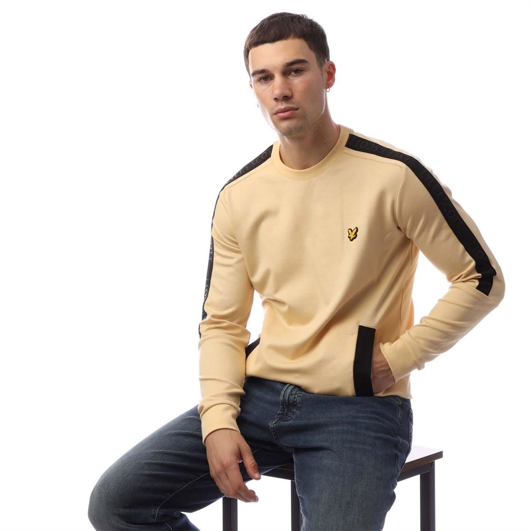 Lyle and Scott Branded Crew Sweatshirt