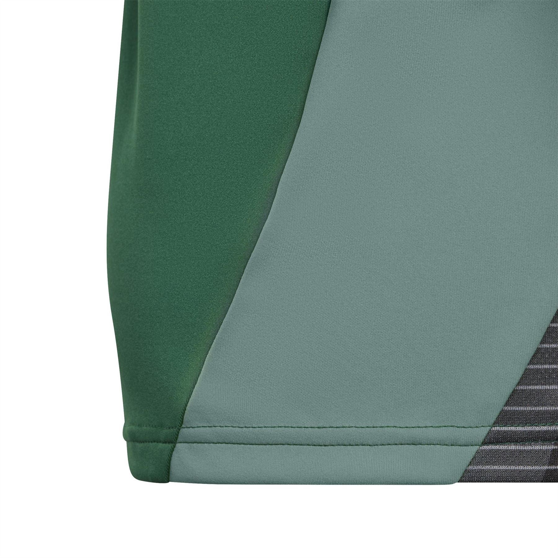 adidas Kids Three Bar Logo Funnel Neck Long Sleeve Athletic Top