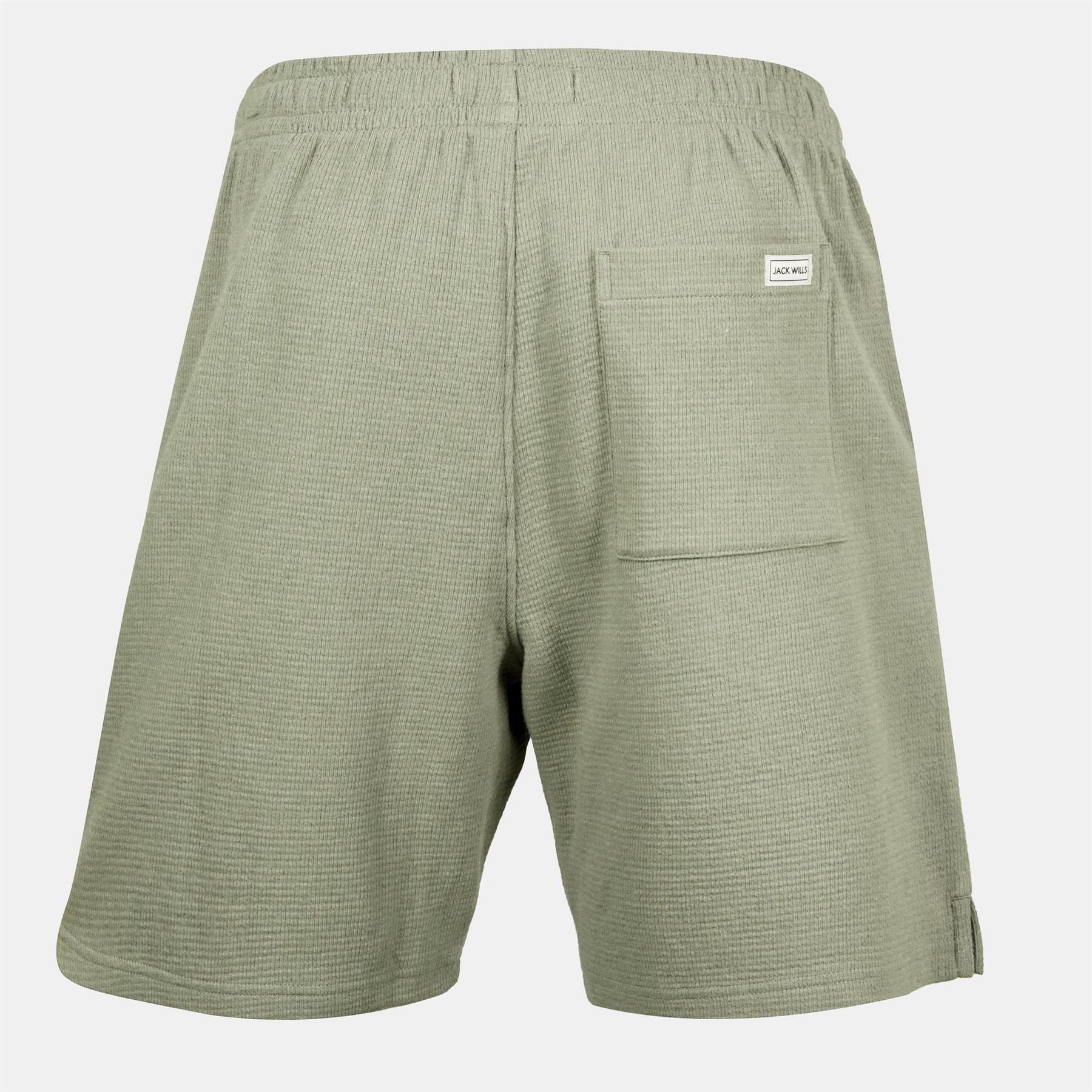 Jack Wills Waffle Bermuda Sweat Shorts with Elasticated Waistband