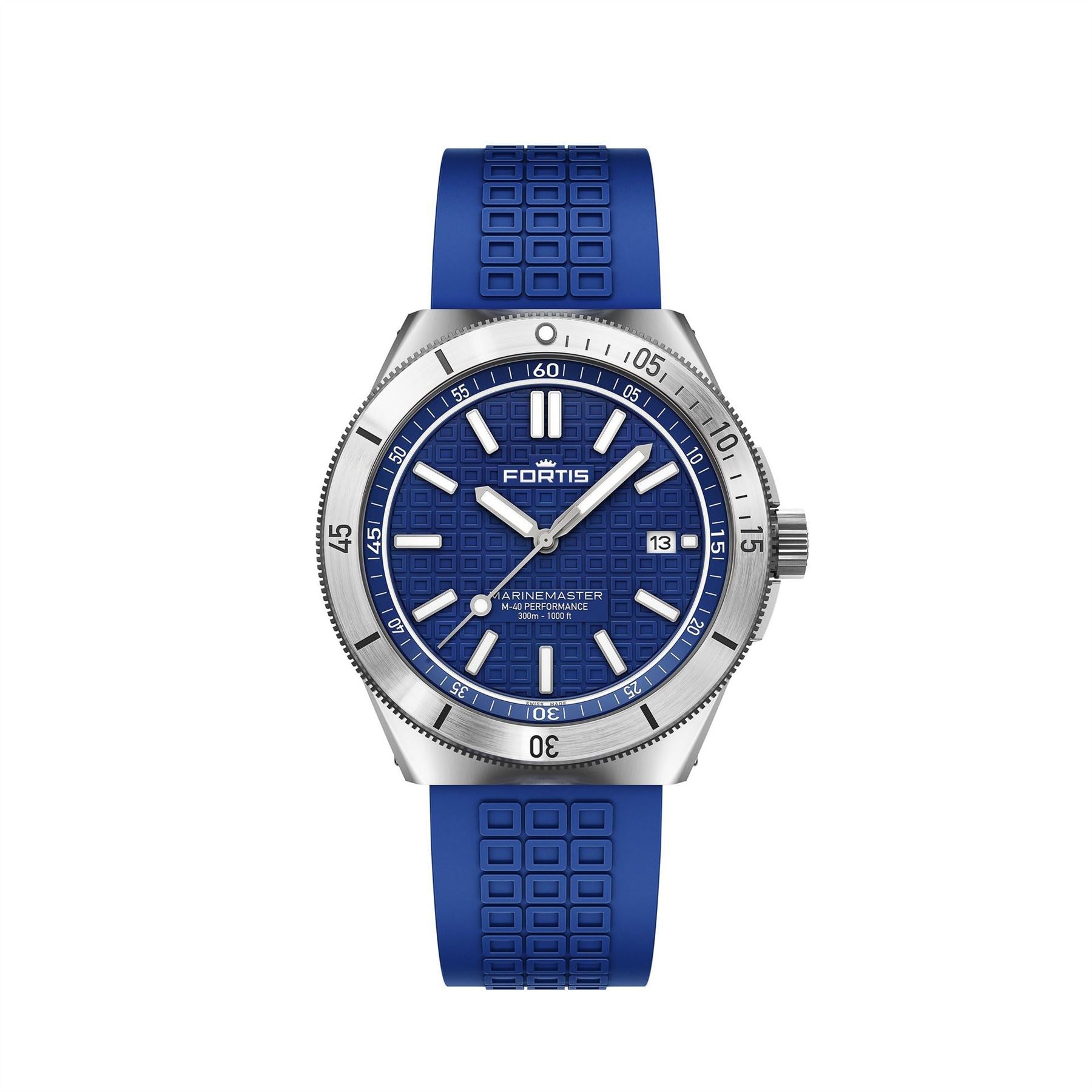 Fortis Marinemaster Automatic Stainless Steel 300M Water Resistant Auto Analogue Watch