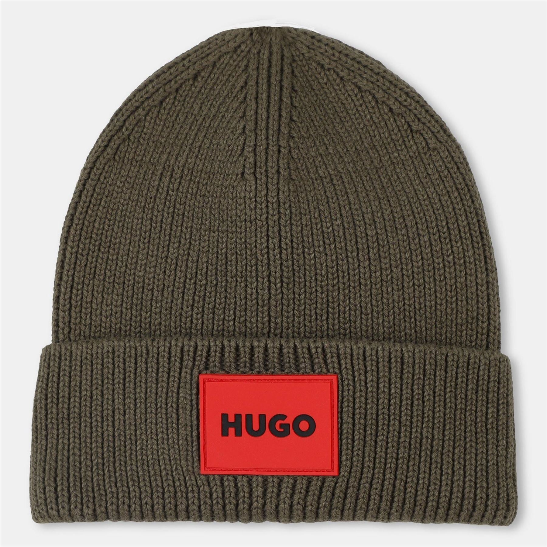 Hugo Ribbed Patterned Junior Beanie with Bold Logo