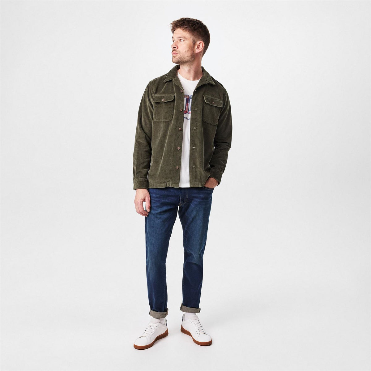 Polo Ralph Lauren Cord Overshirt Regular Fit Jacket