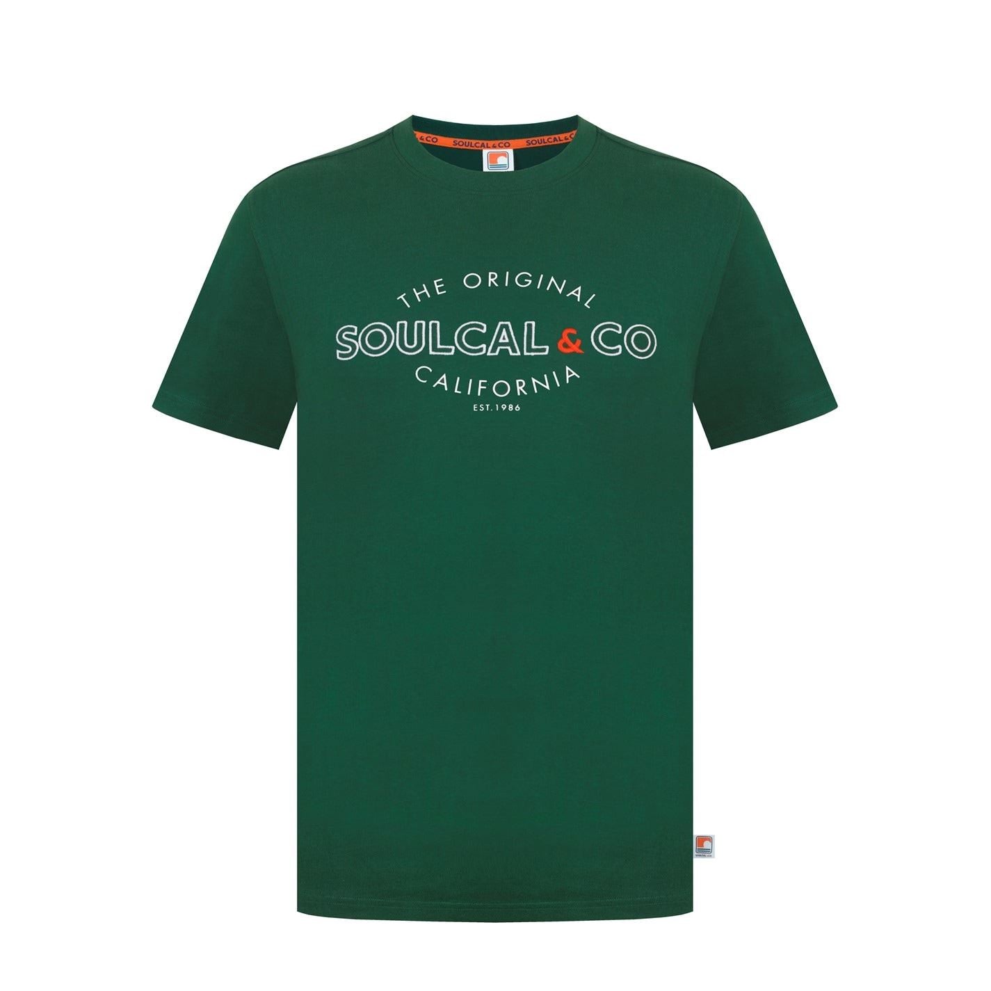 SoulCal Regular Fit Geographic Print Crew Neck T-Shirt