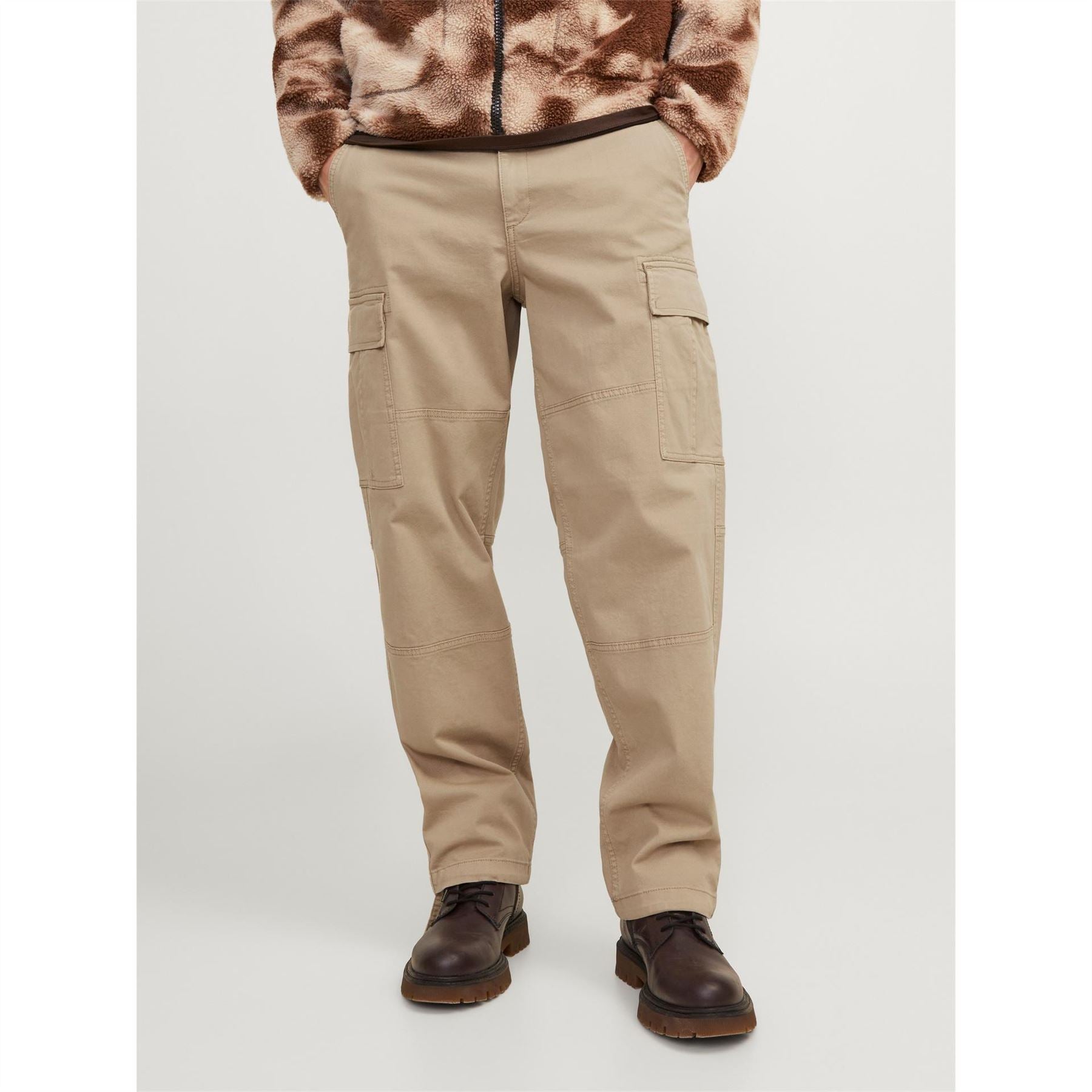 Jack and Jones Harlow Elastic Cuff Straight Leg Cargo