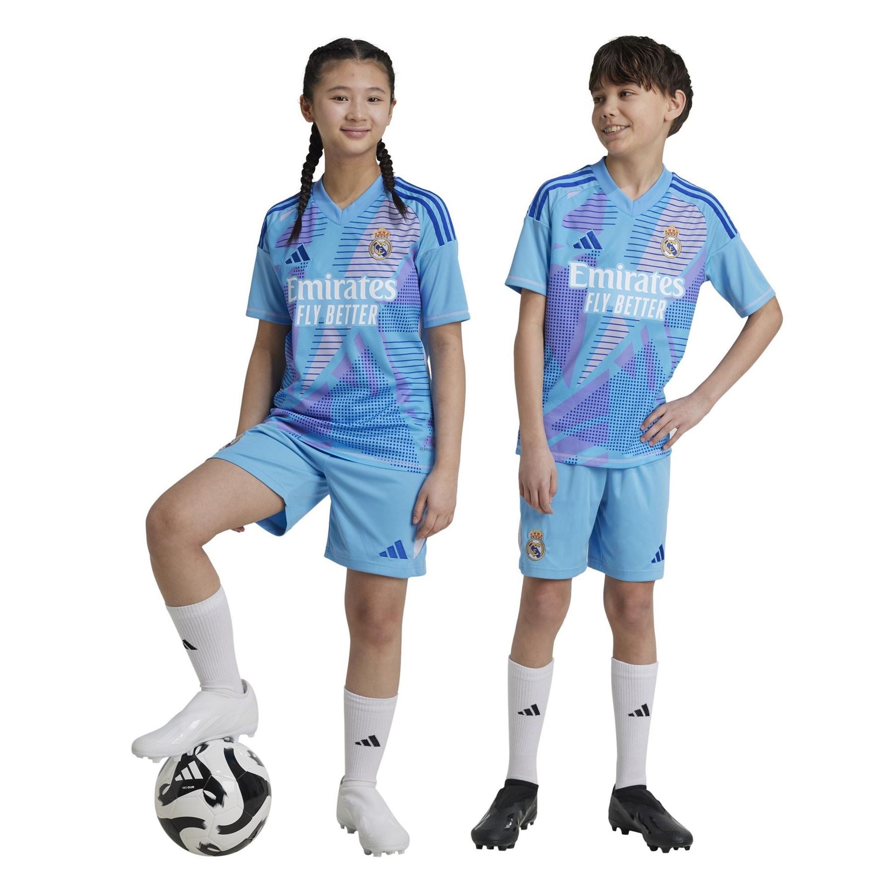 adidas Real Madrid Home Goalkeeper Minikit 24 25 Juniors