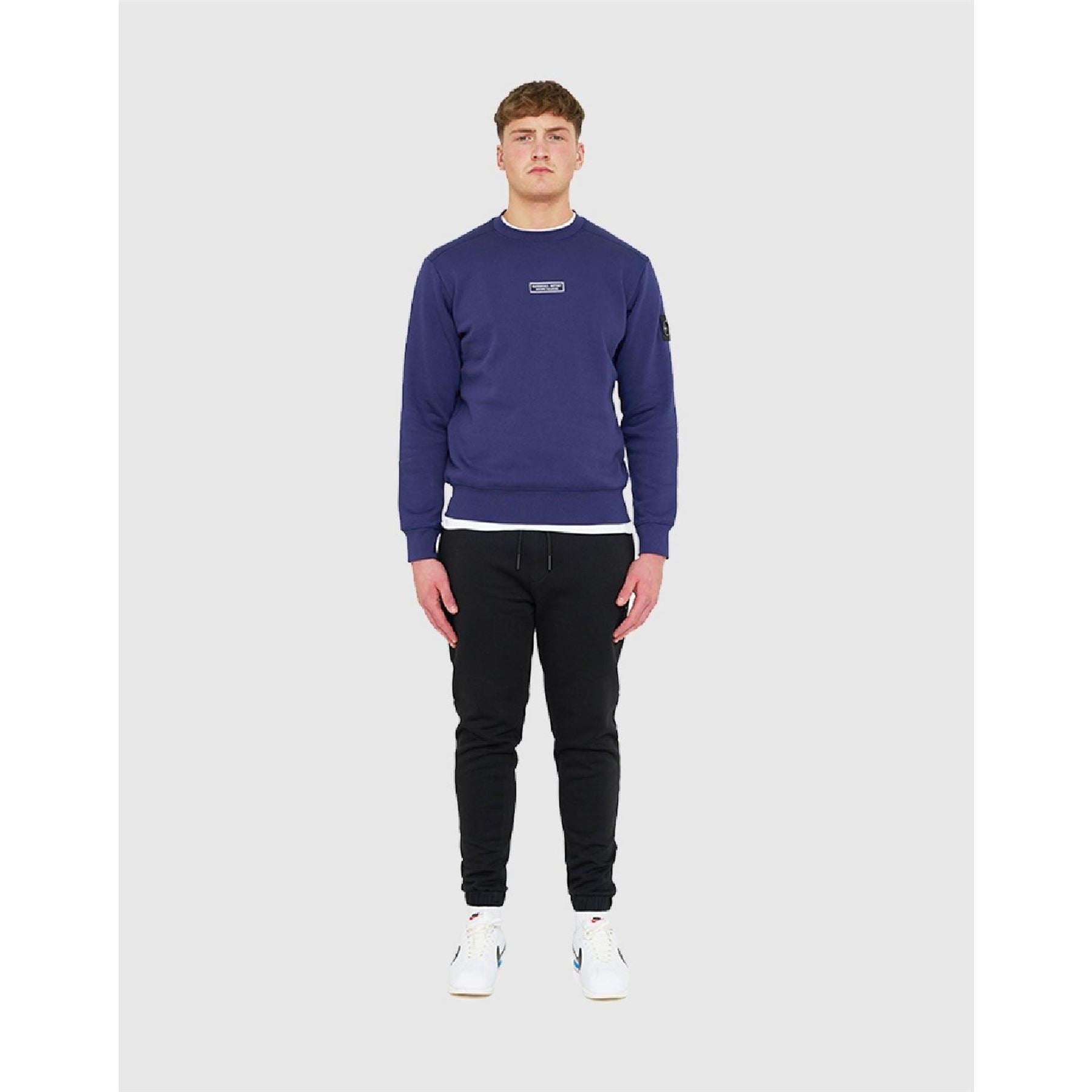 Marshall Artist Siren Crew Neck Ribbed Collar Long Sleeve Sweater