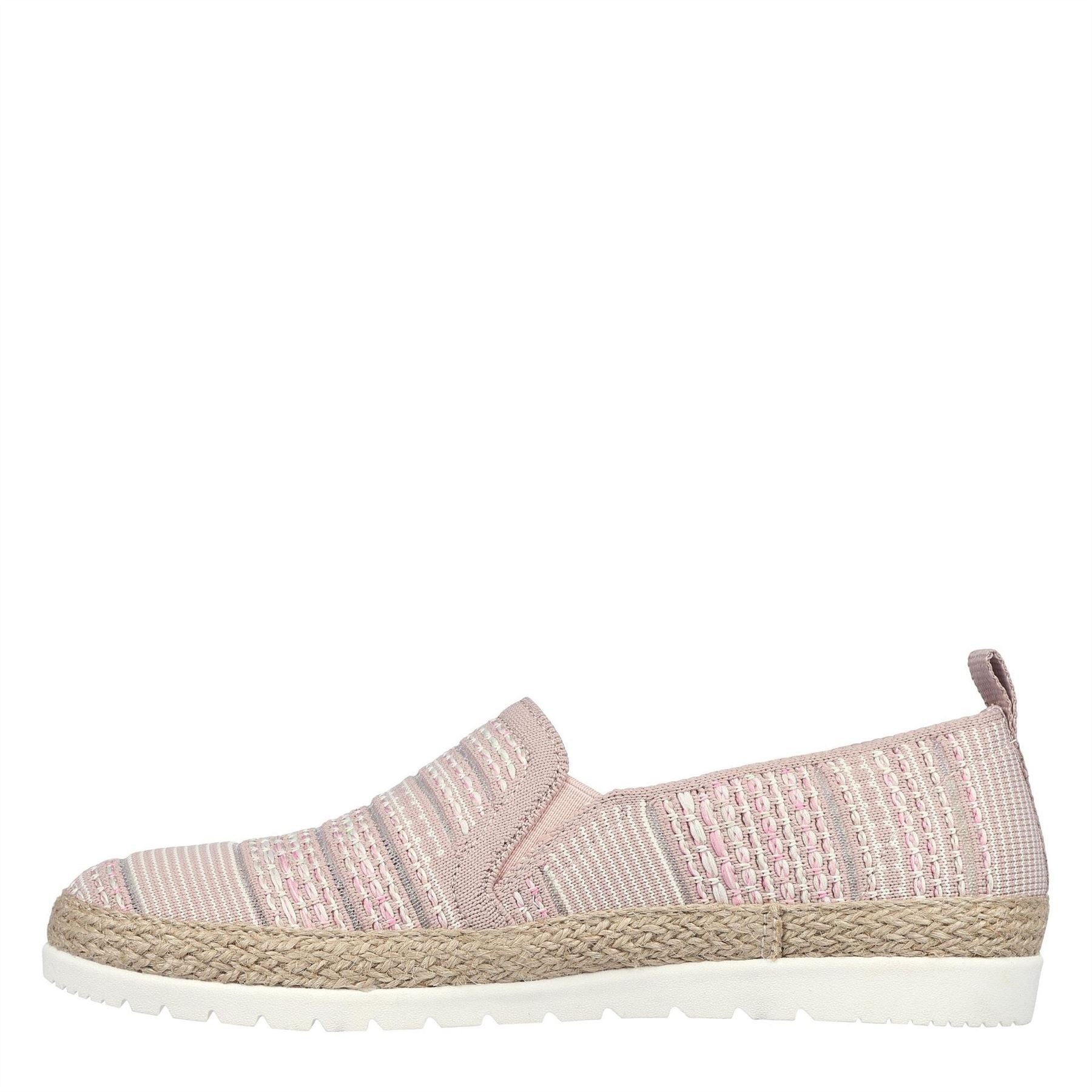 Skechers Engineered Woven Twin Gore Slip On Espadrilles