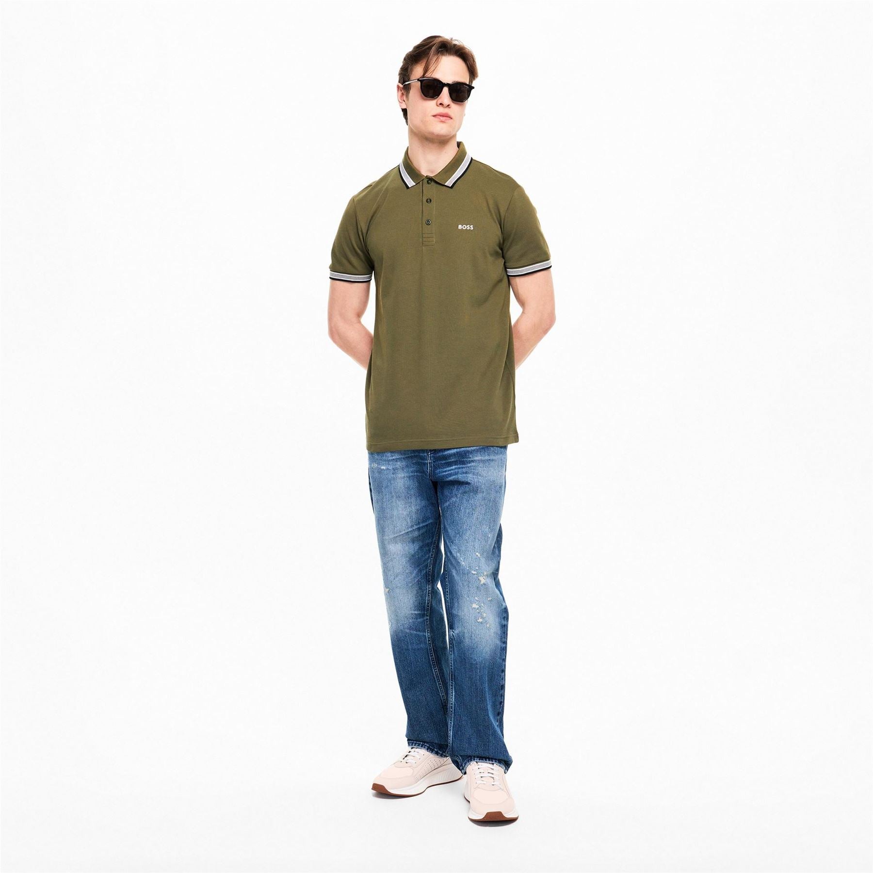 Boss BOSS GREEN Paddy Polo Shirt with Contrast Tipping